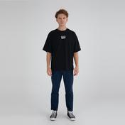 Fifty Pieces Oversize Erkek Siyah T-Shirt