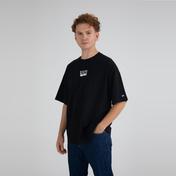 Fifty Pieces Oversize Erkek Siyah T-Shirt