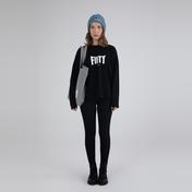 Fifty Pieces Oversize Kadın Siyah T-Shirt