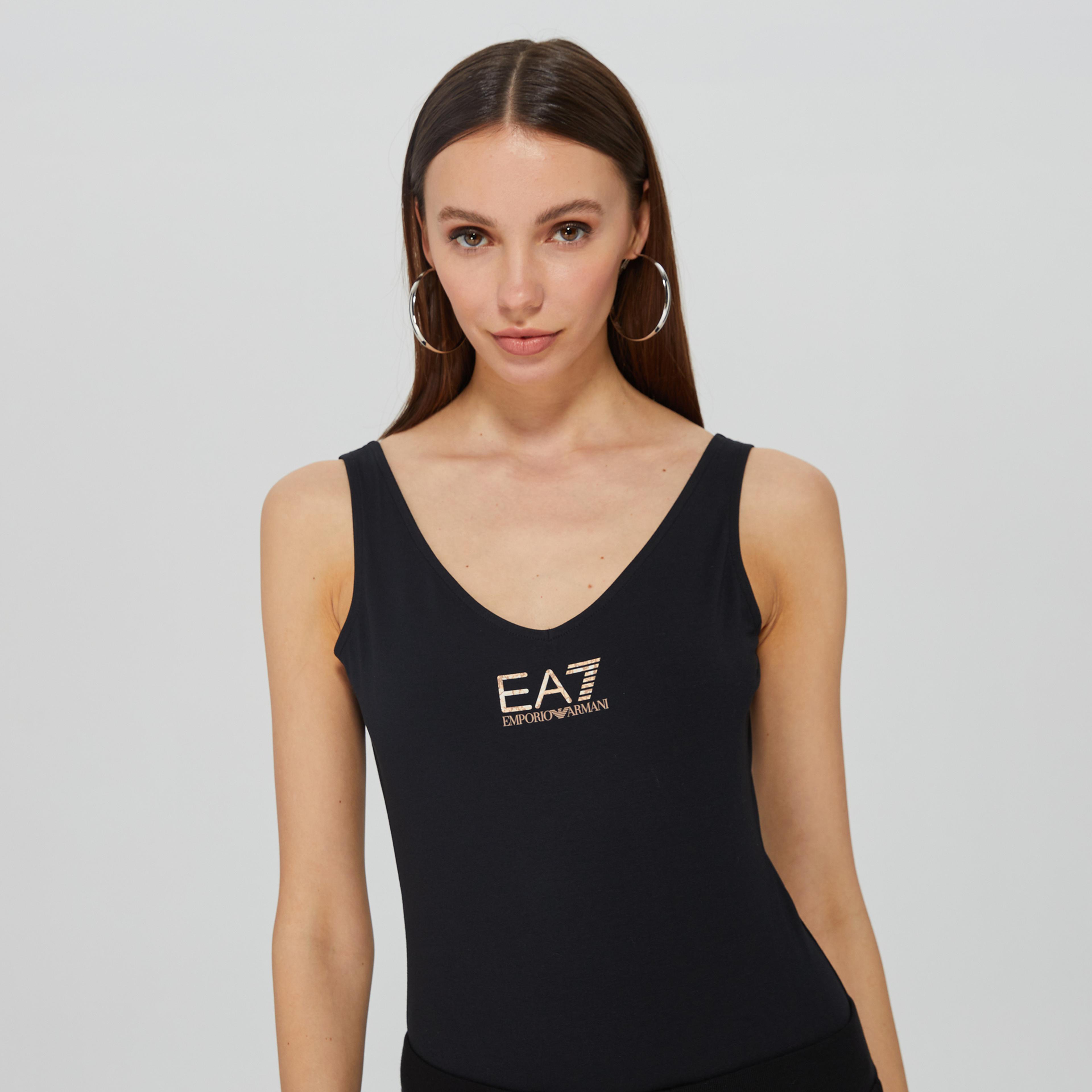 EA7 Kadın Siyah Body