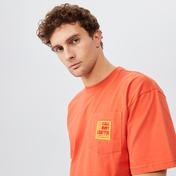 Market 24 Hr Lawyer Service Pocket Erkek Turuncu T-Shirt