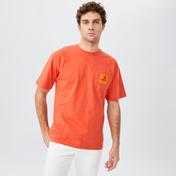 Market 24 Hr Lawyer Service Pocket Erkek Turuncu T-Shirt