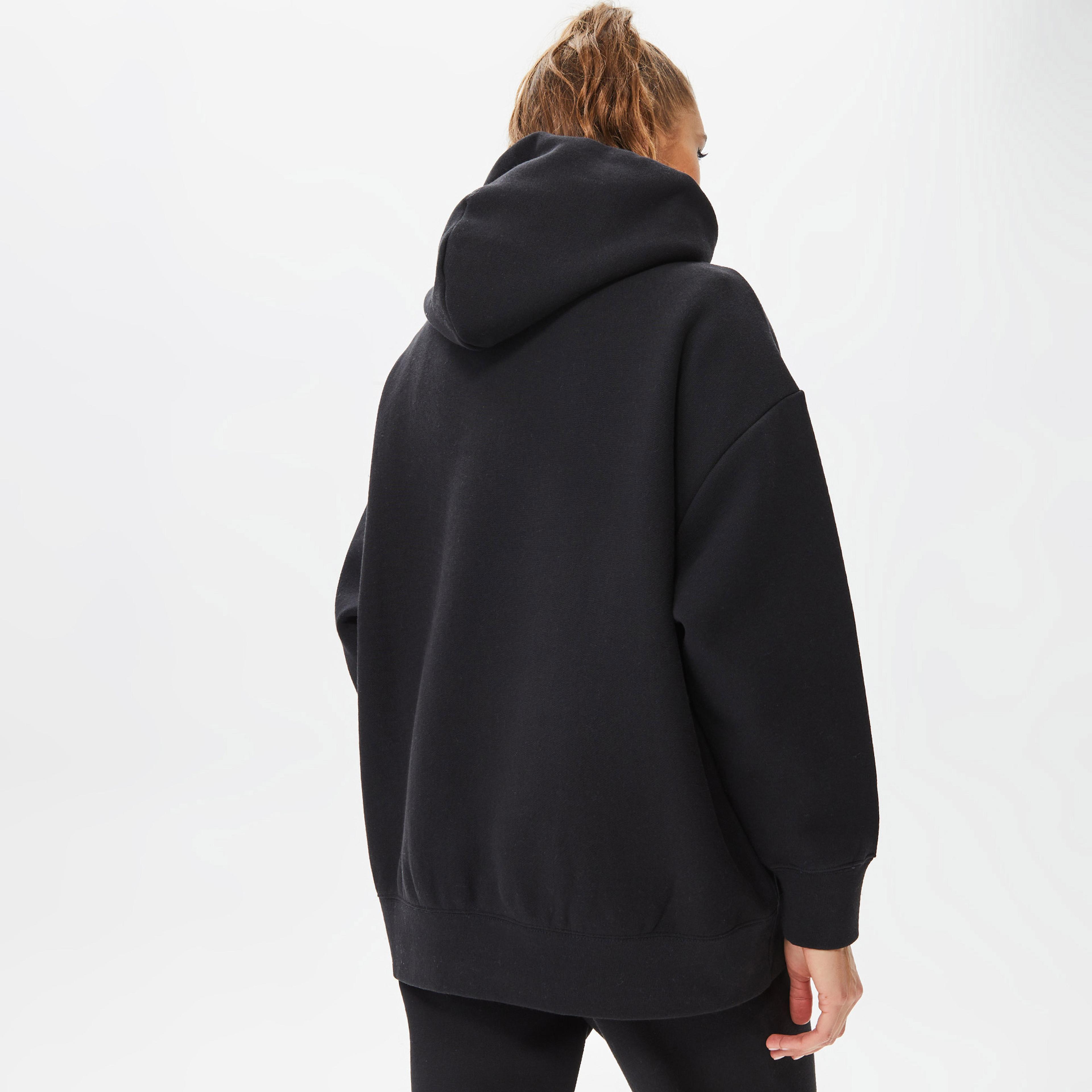 Champion Hooded Kadın Siyah Hoodie