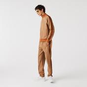 Lacoste Erkek Regular Fit Fermuarlı Monogram Kahverengi Sweatshirt