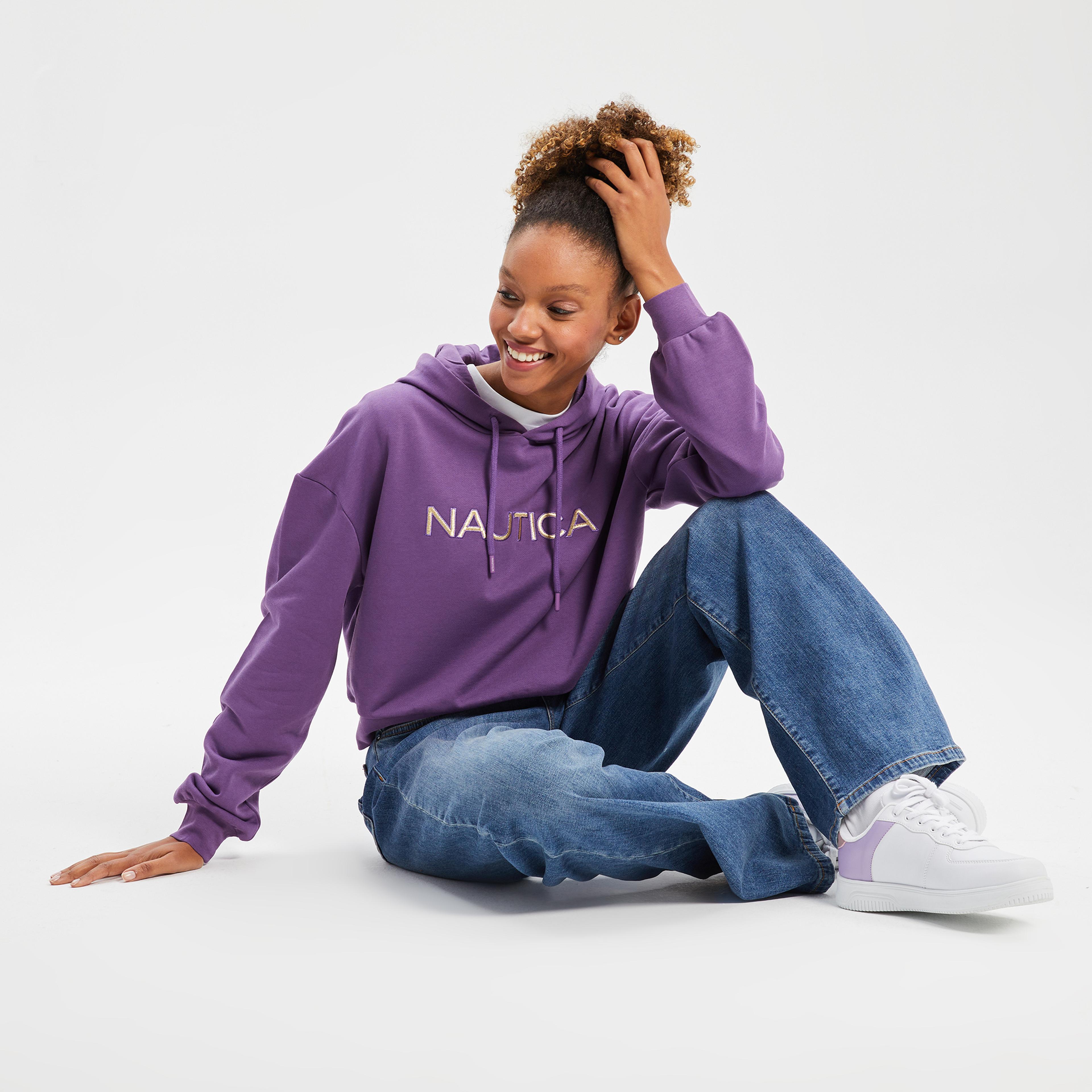 Nautica  Kadın Mor Sweatshirt
