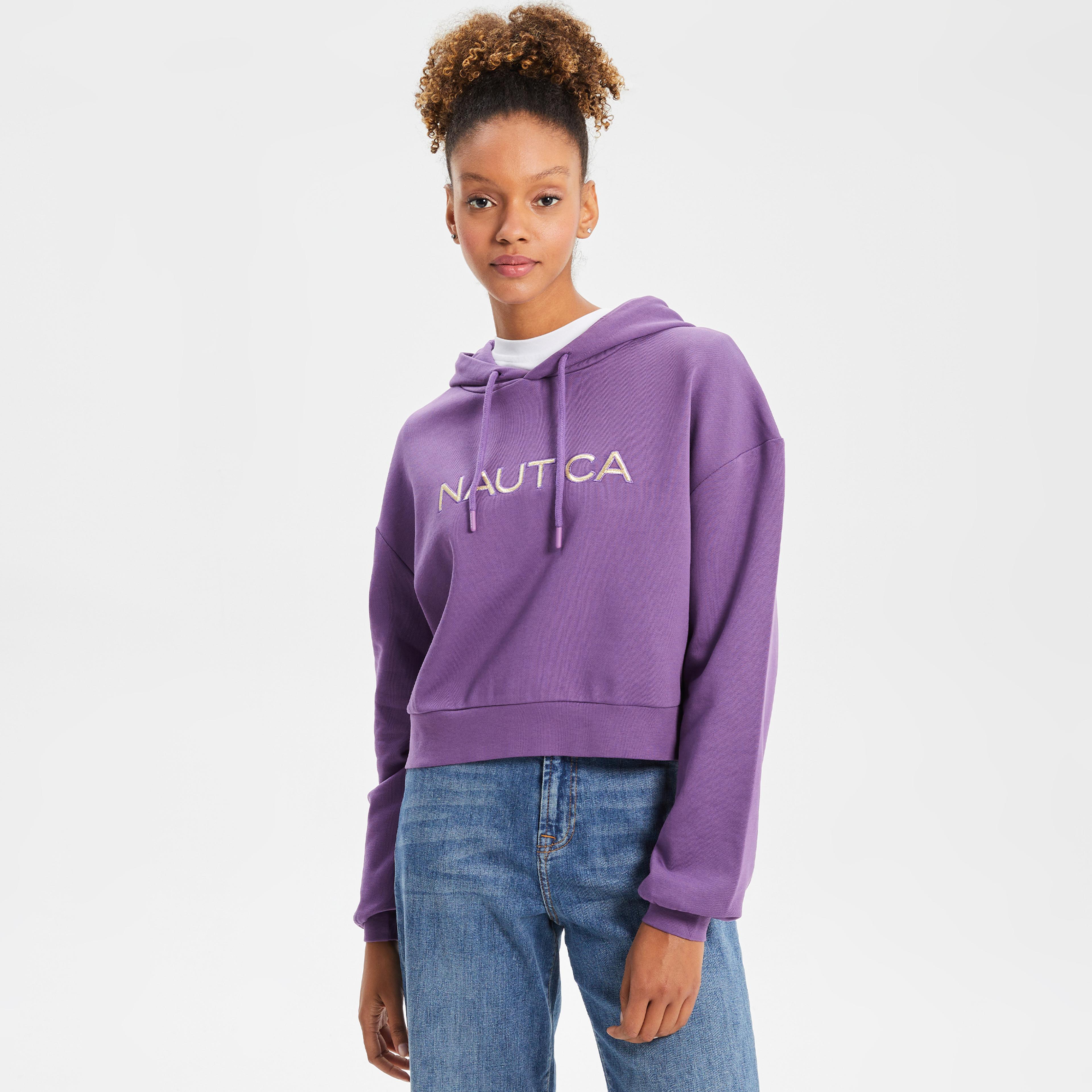 Nautica  Kadın Mor Sweatshirt