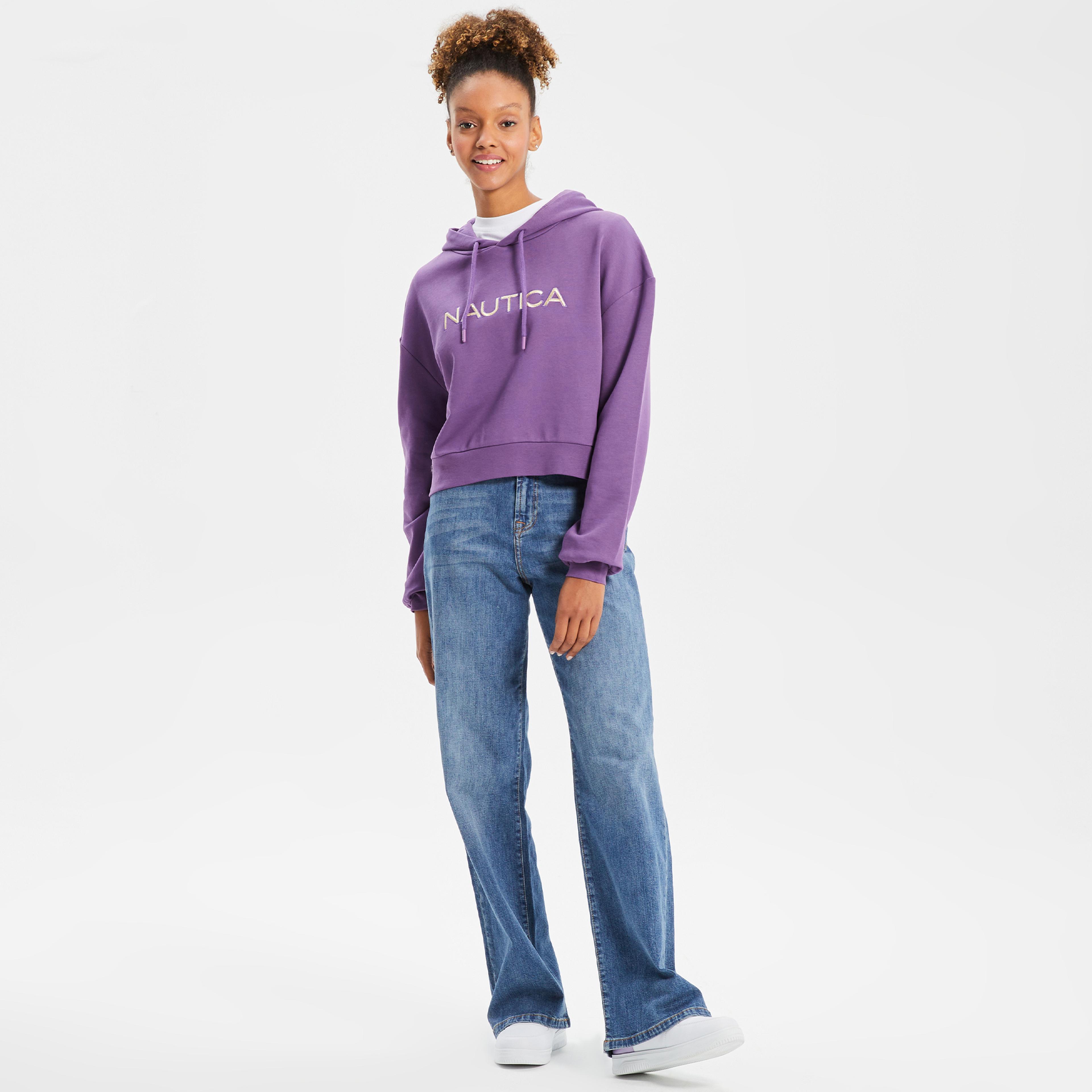 Nautica  Kadın Mor Sweatshirt