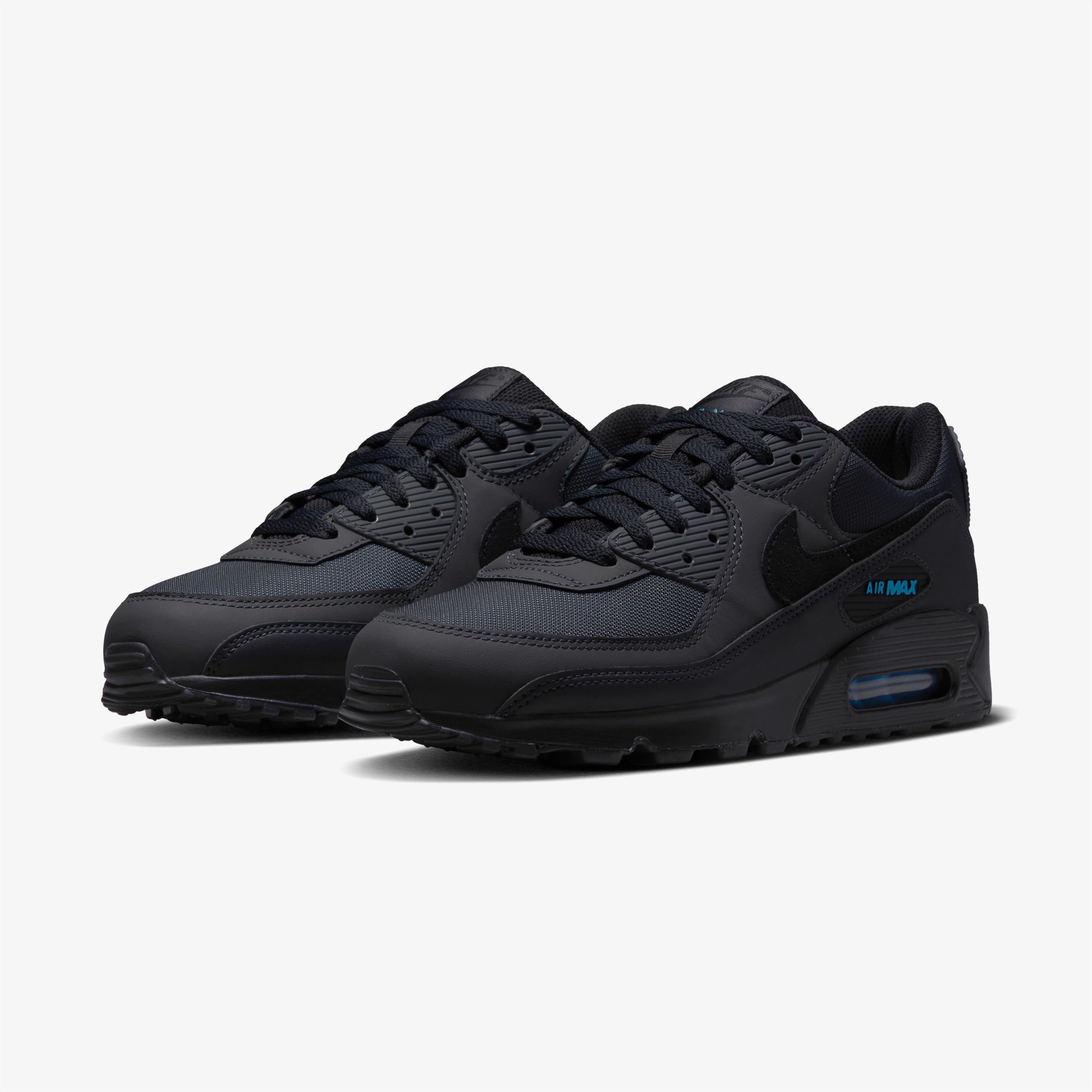 Nike Air Max 90 Erkek Siyah Spor Ayakkabı