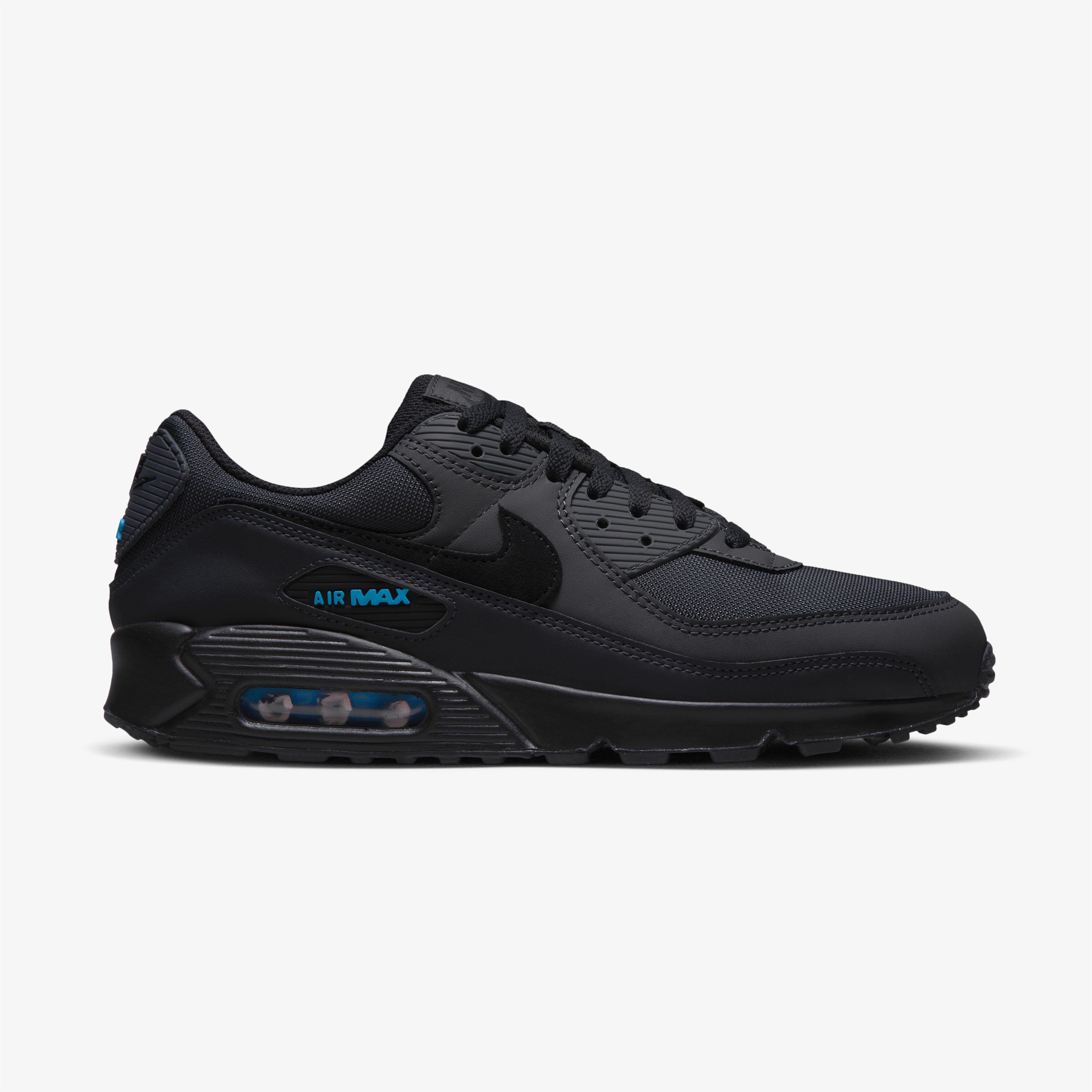 Nike Air Max 90 Erkek Siyah Spor Ayakkabı