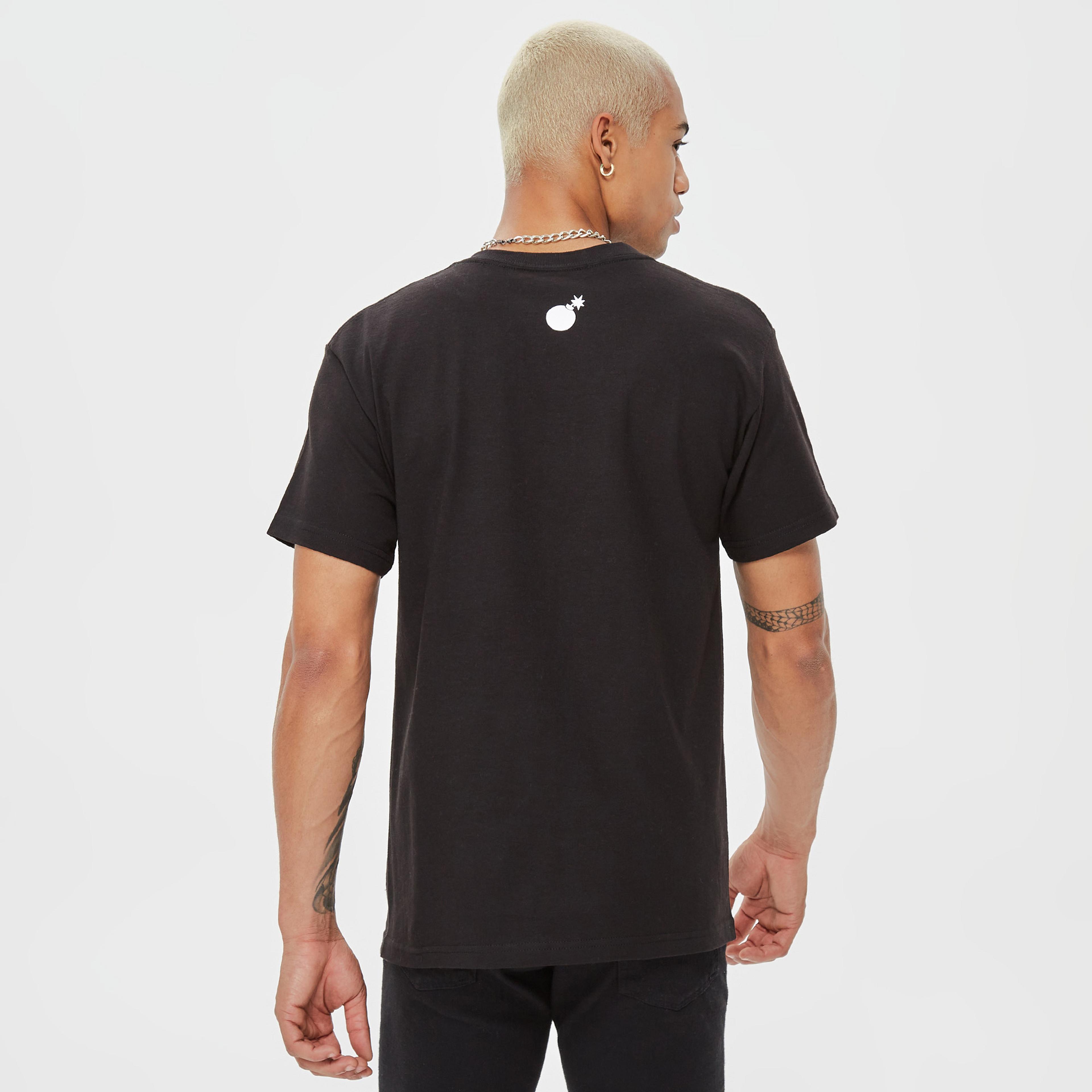 The Hundreds Comic Wildfire Erkek Siyah T-Shirt