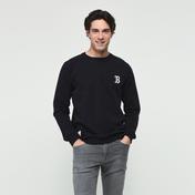 Ucla Clair Erkek Siyah Bisiklet Yaka Sweatshirt