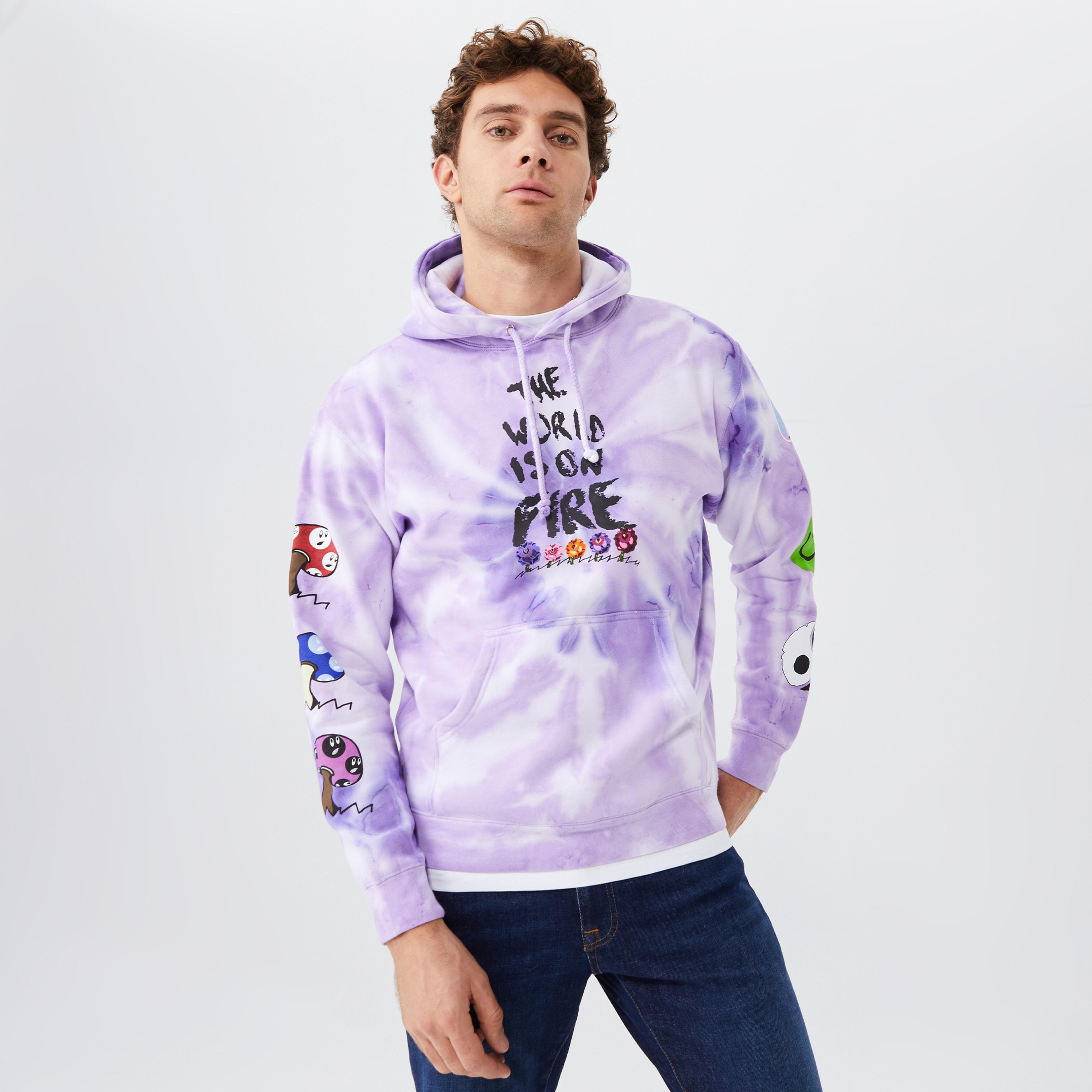 The Hundreds Climate Pullover Erkek Renkli Hoodie Sweatshirt