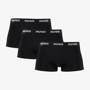 Hugo Trunk 3'lü Erkek Siyah Boxer