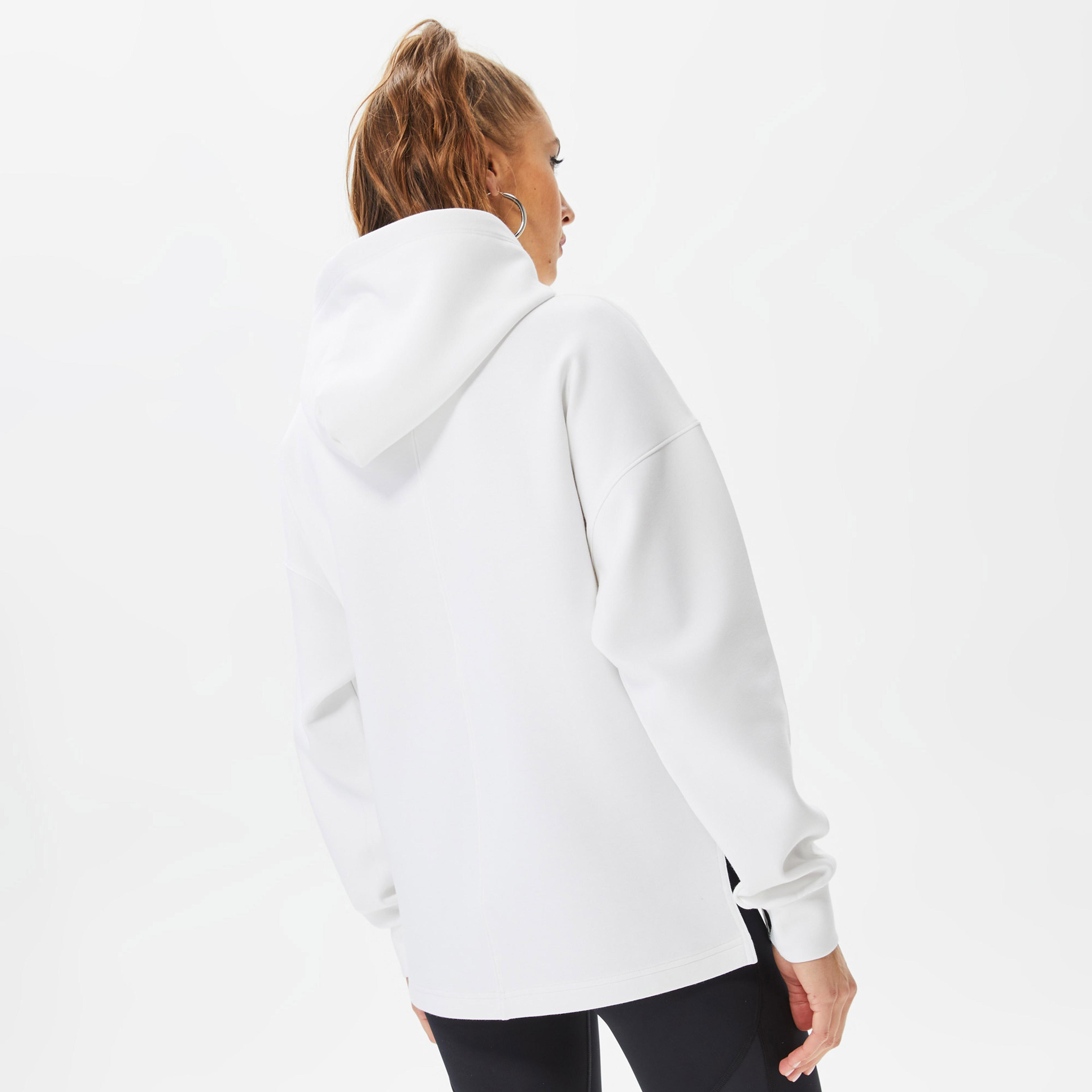 Under Armour Summit Knit Kadın Beyaz Hoodie