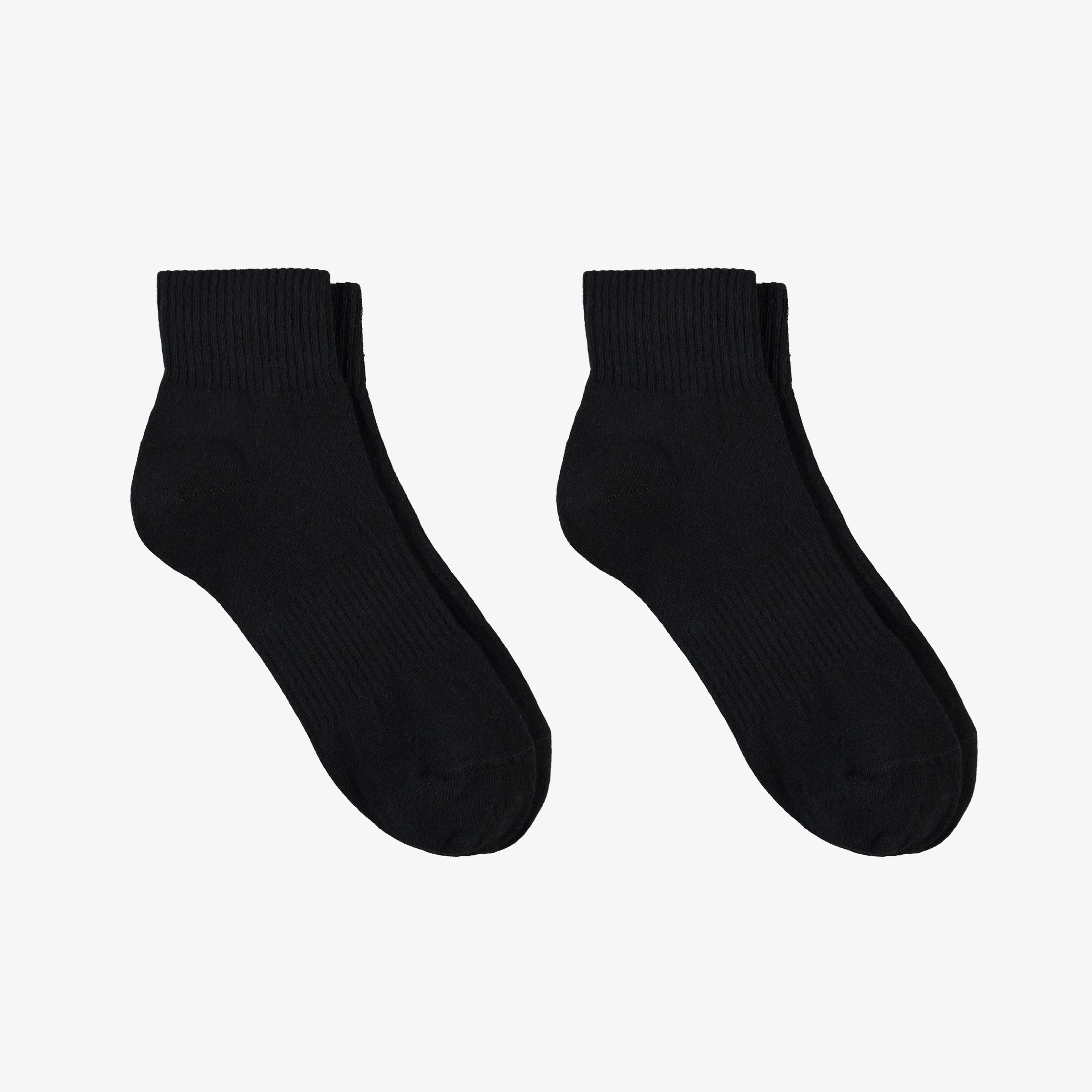 UNITED4 Core Kadın Siyah 2'li Çorap