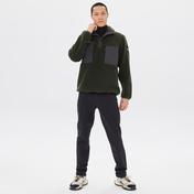 Jack Wolfskin Pank Snap Erkek Yeşil Sweatshirt