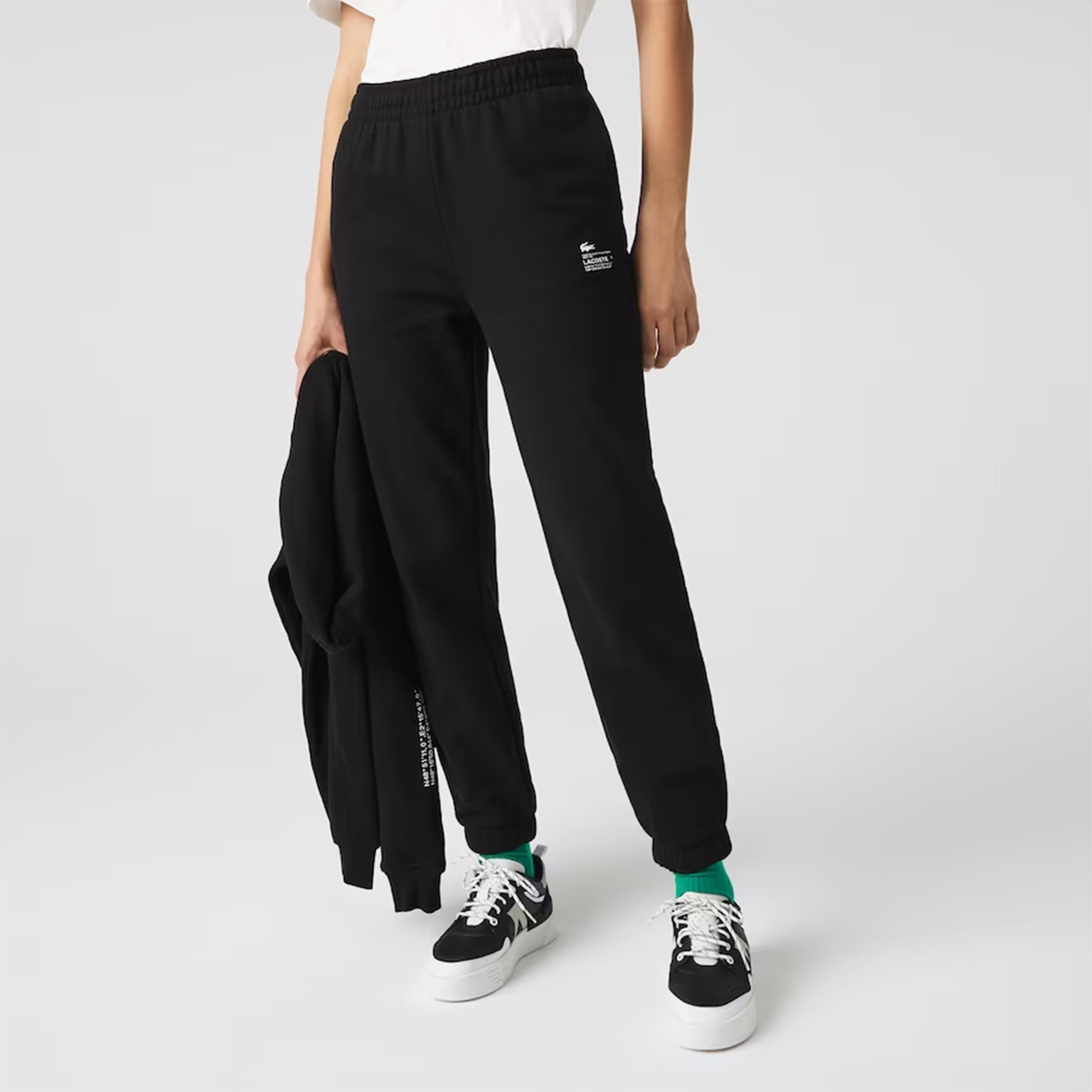 Lacoste Branded Kadın Siyah Eşofman Altı