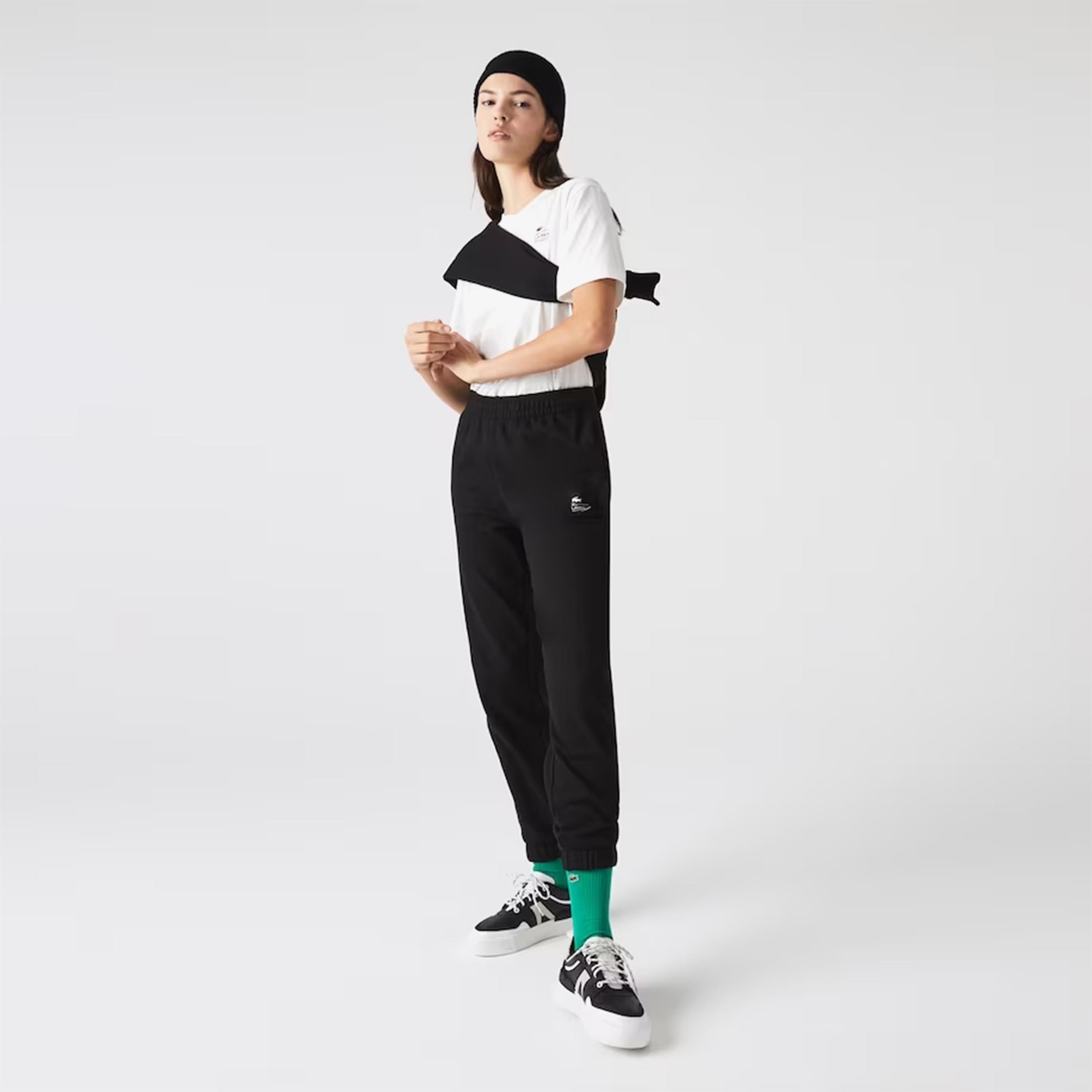 Lacoste Branded Kadın Siyah Eşofman Altı