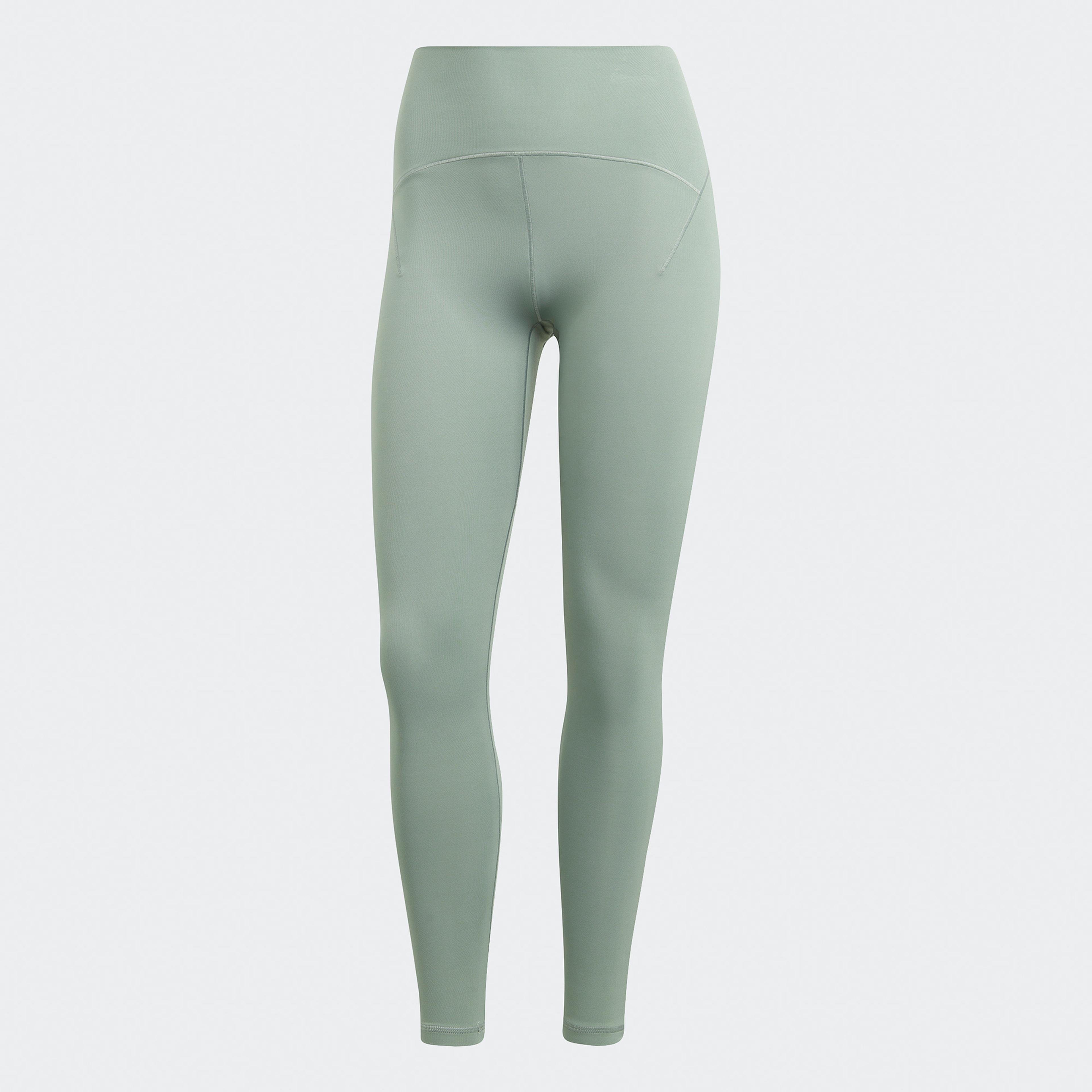adidas Yoga Studio Luxe Light-Support 7/8 Kadın Yeşil Tayt
