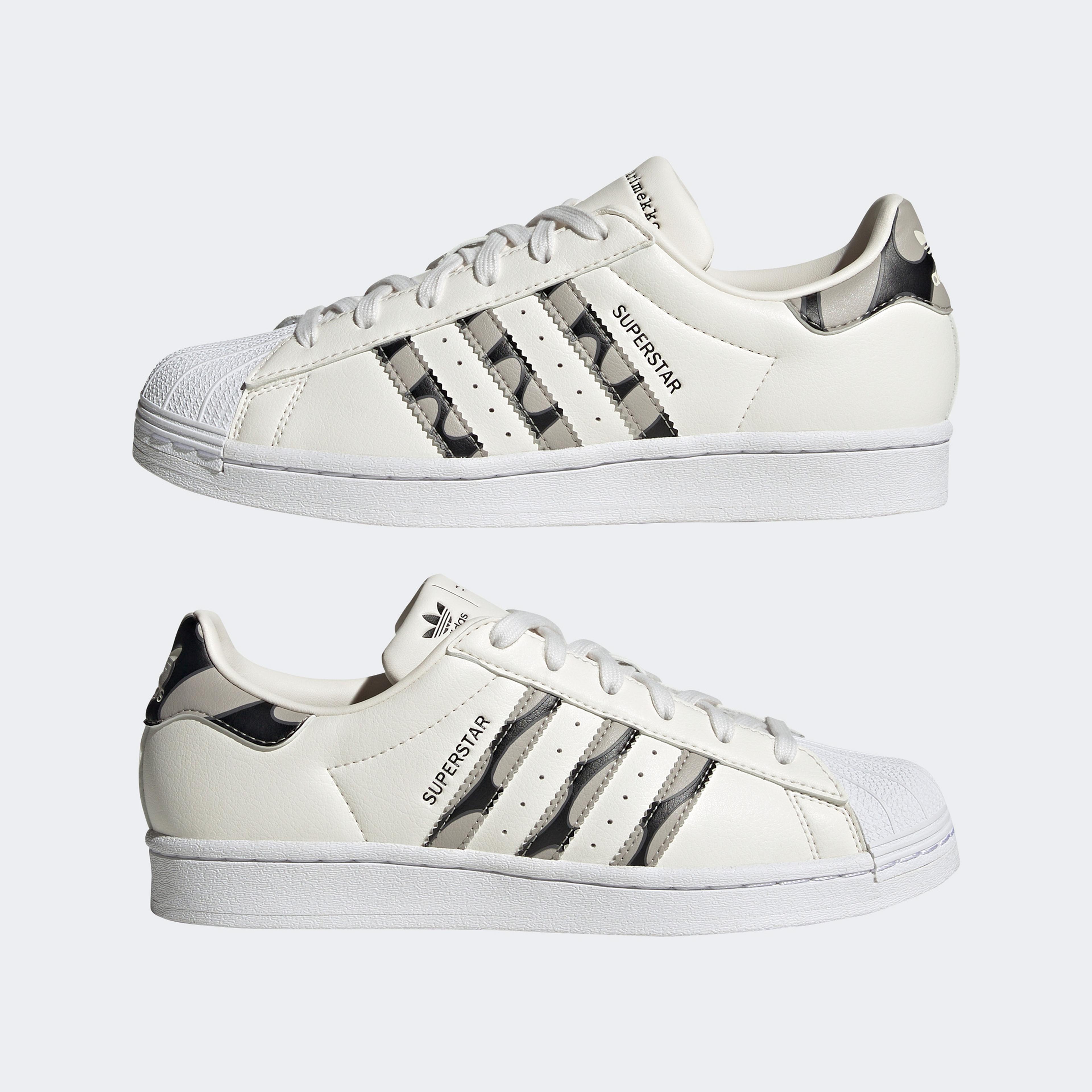 adidas Superstar Kadın Krem Spor Ayakkabı