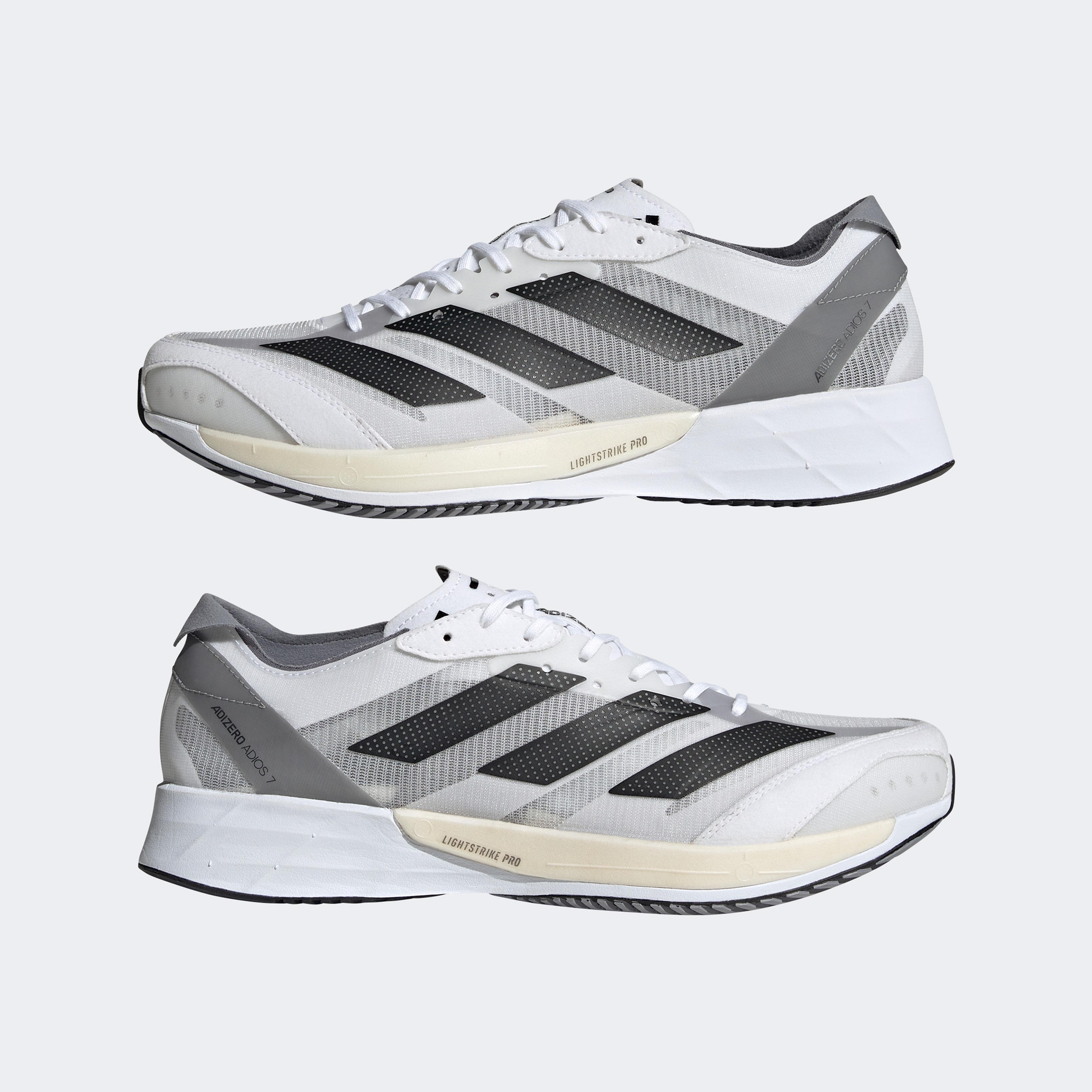 adidas Adizero Adios 7 Erkek Beyaz Spor Ayakkabı