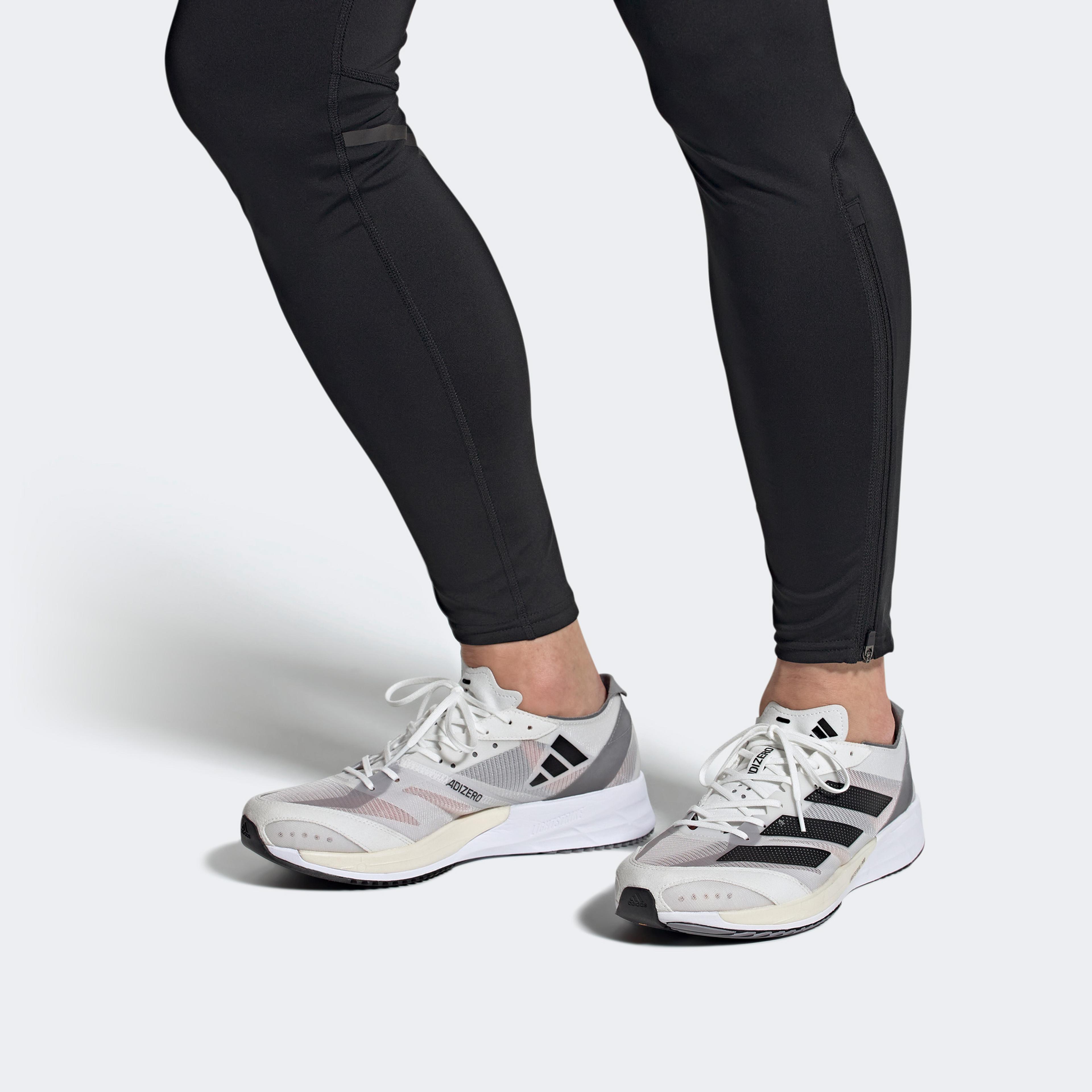 adidas Adizero Adios 7 Erkek Beyaz Spor Ayakkabı