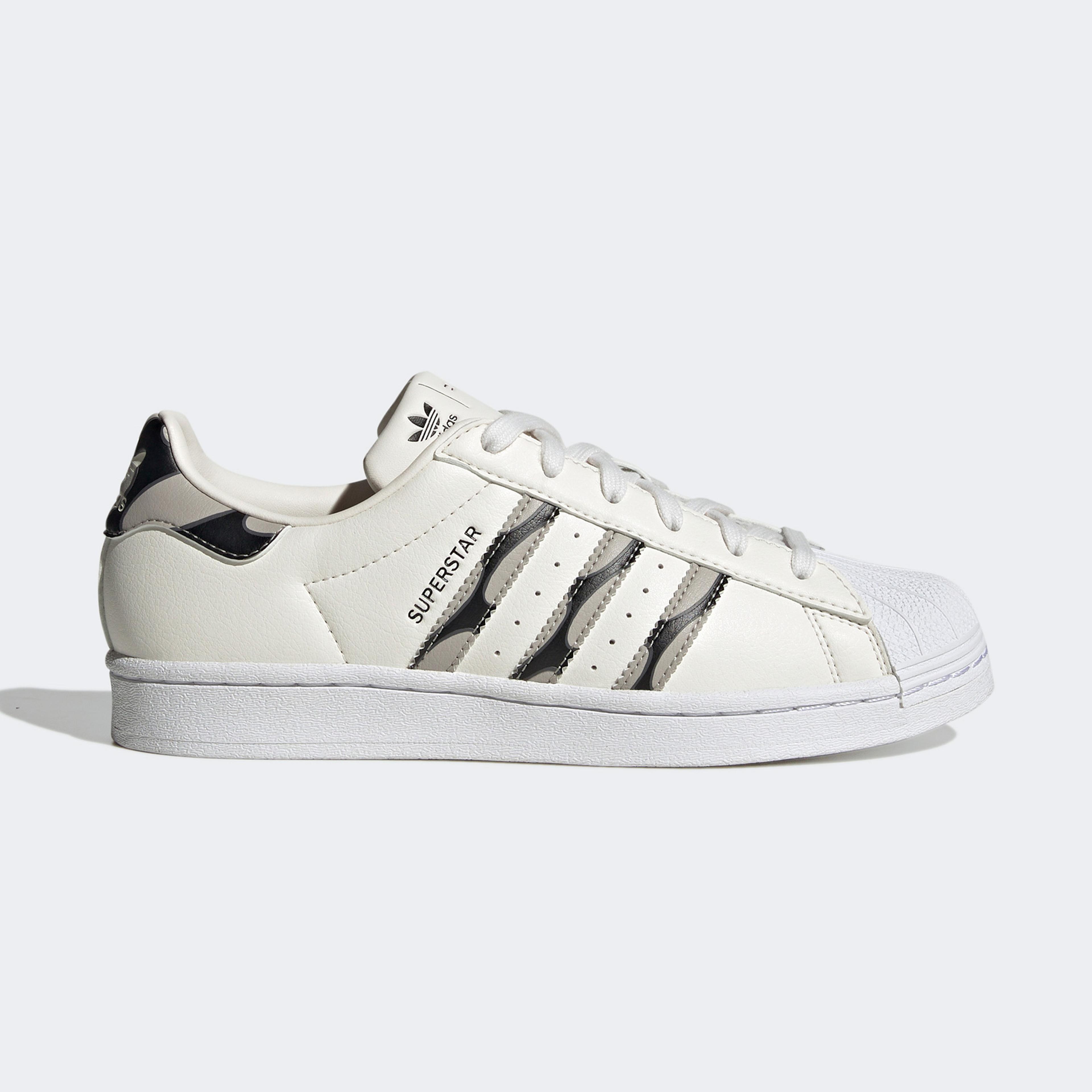 adidas Superstar Kadın Krem Spor Ayakkabı