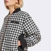 adidas Houndstooth Kadın Siyah/Beyaz Mont