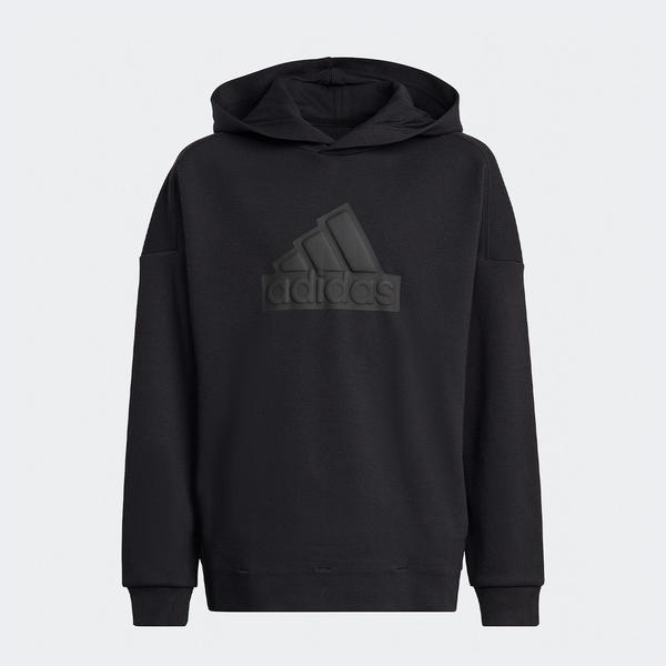 adidas Future Icons Logo Çocuk Siyah Hoodie