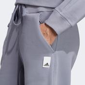 adidas Lounge Fleece Wide Kadın Mavi Eşofman Altı