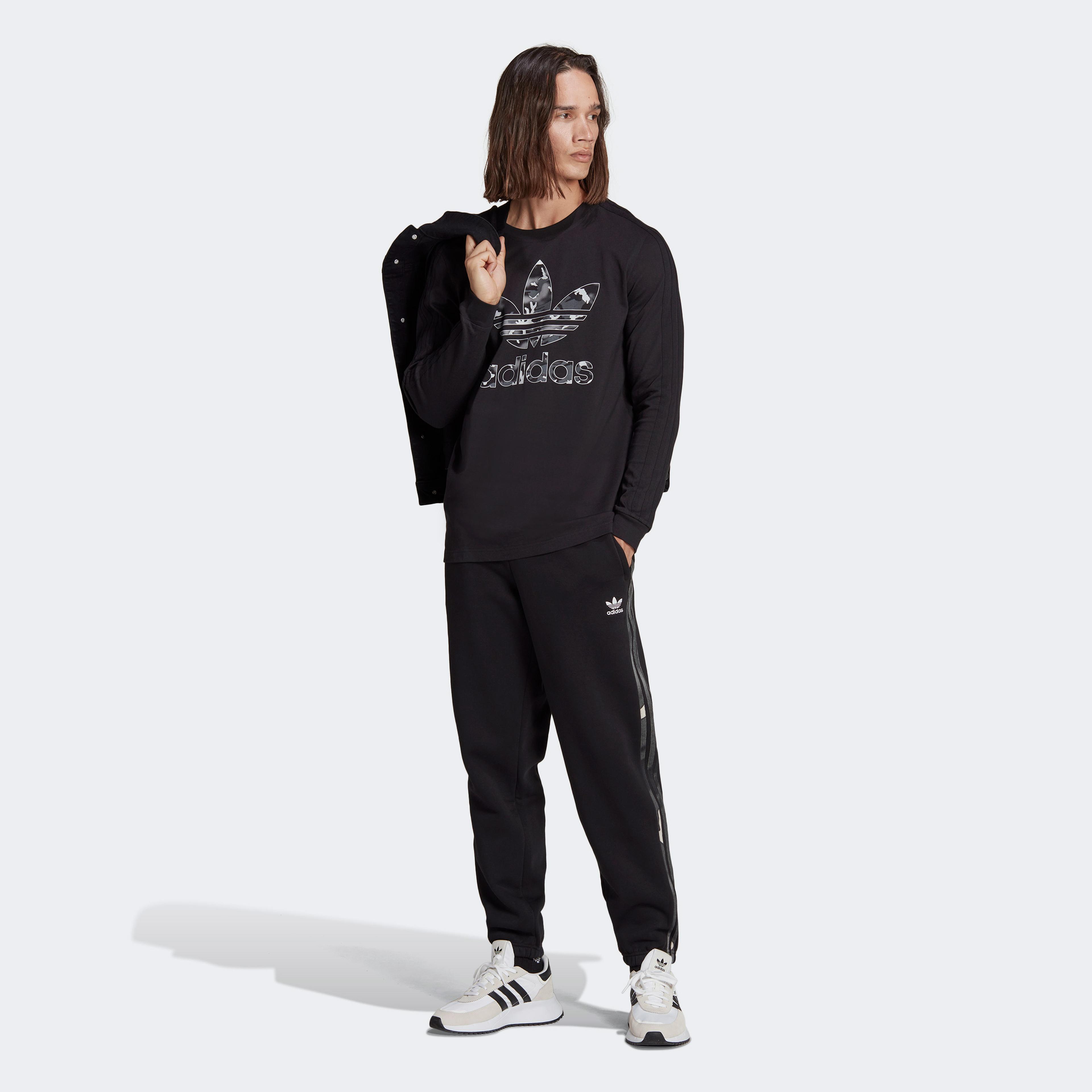 adidas Graphics Camo Sweat Erkek Siyah Eşofman Altı