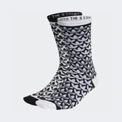 adidas Monogram Thin Crew 2'li Unisex Gri Çorap