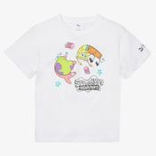 Puma X Spongebob Çocuk Beyaz T-Shirt