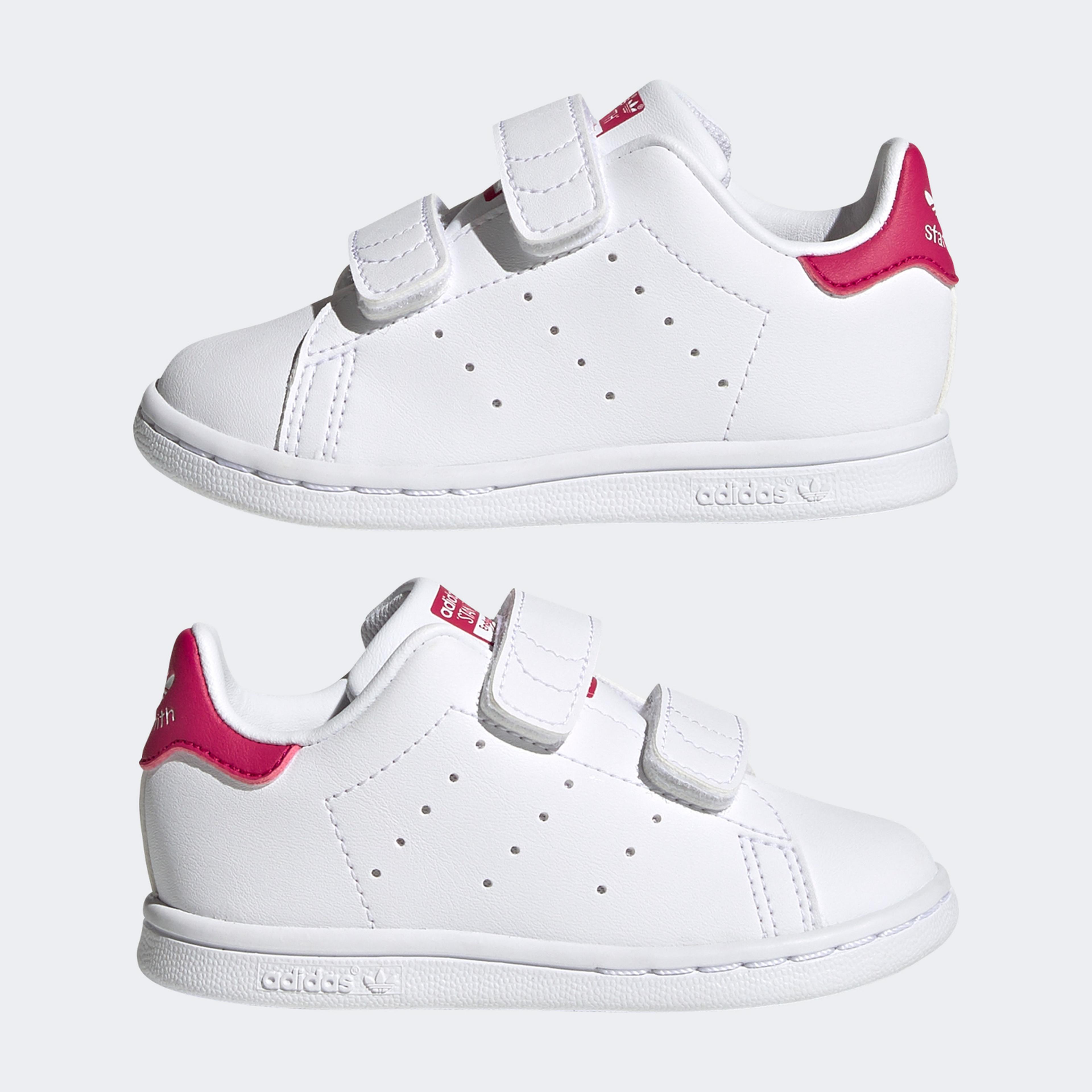 adidas Stan Smith Bebek Kırmızı-Beyaz Spor Ayakkabı