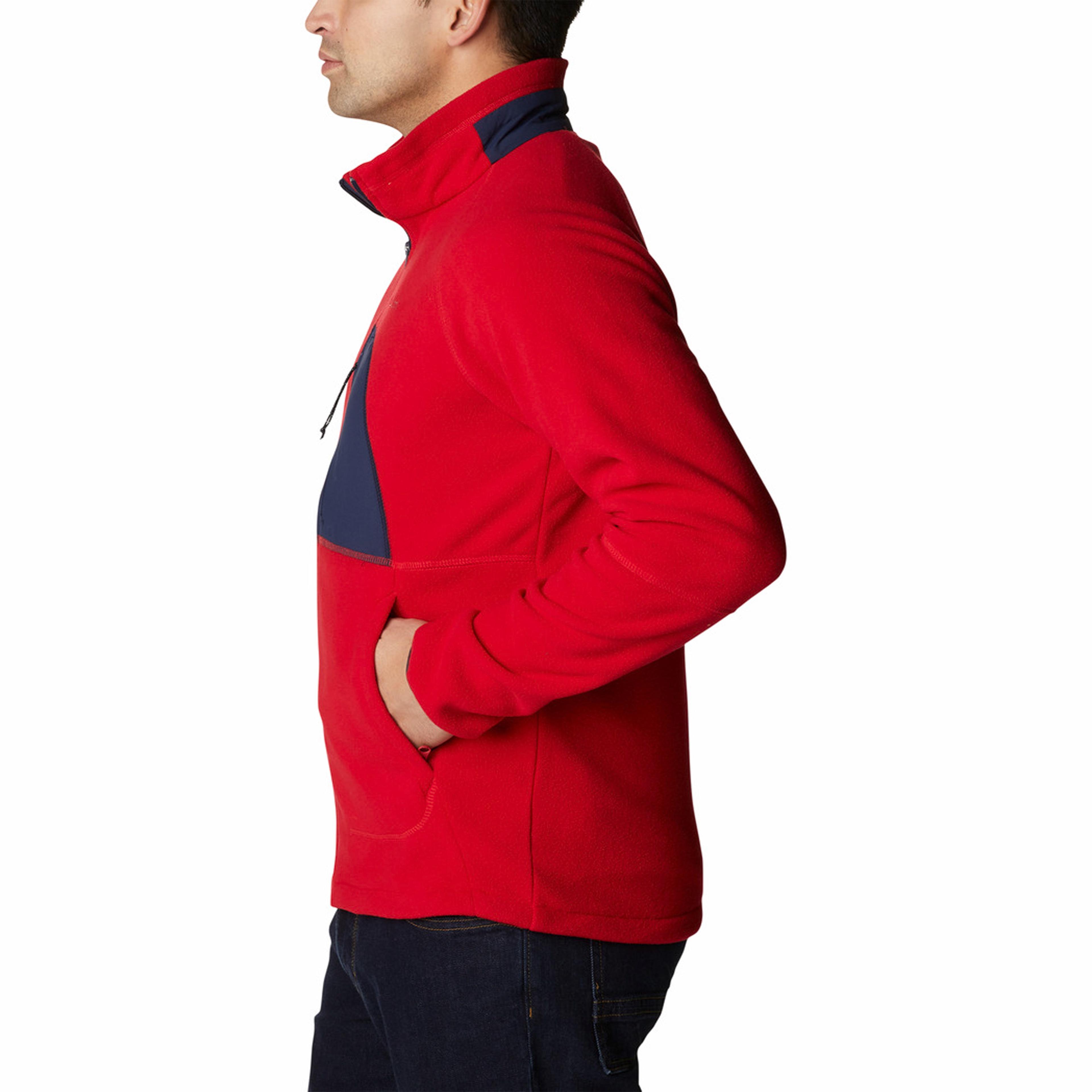 Columbia Rapid Expedition Full Zip Fleece Erkek Kırmızı Polar Ceket