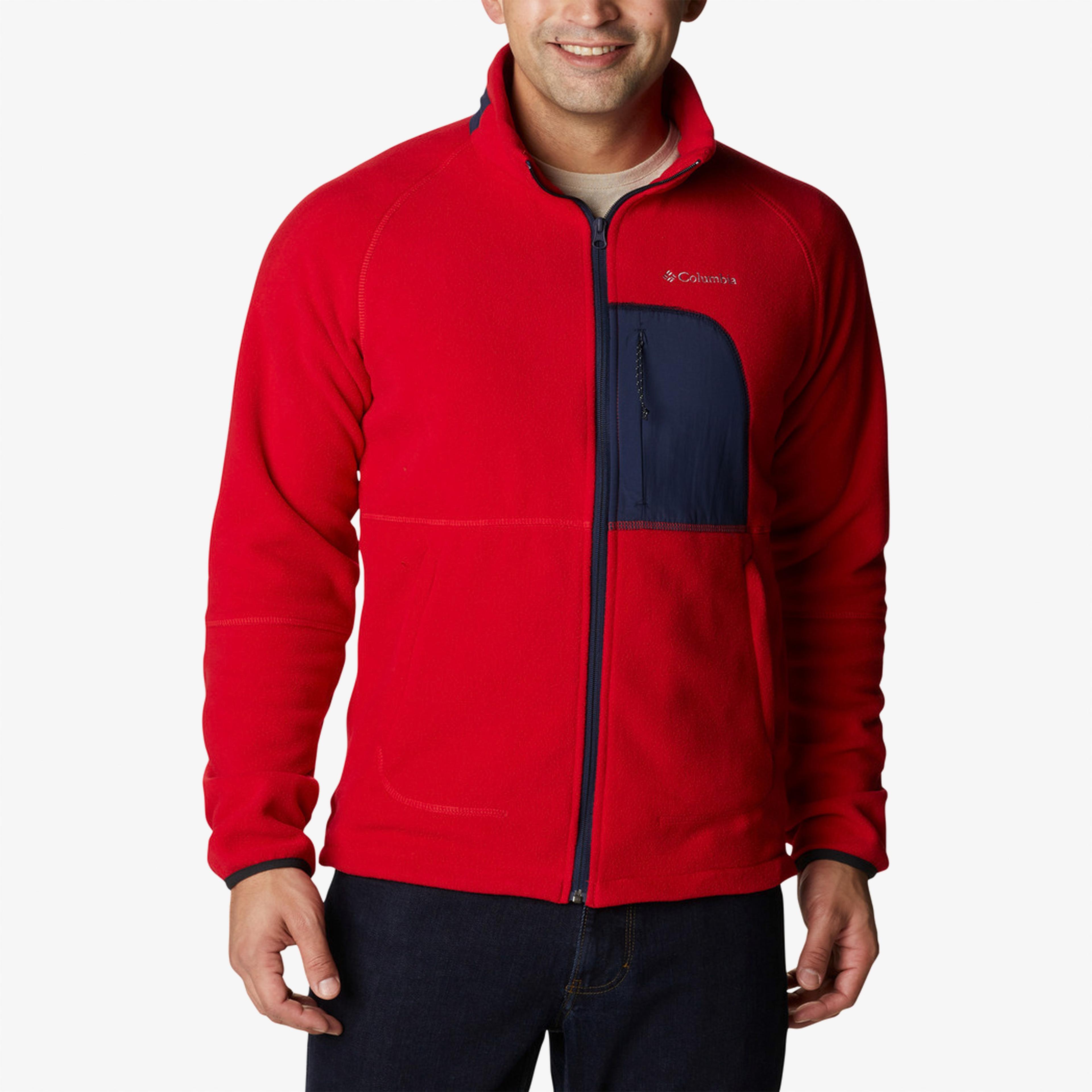Columbia Rapid Expedition Full Zip Fleece Erkek Kırmızı Polar Ceket