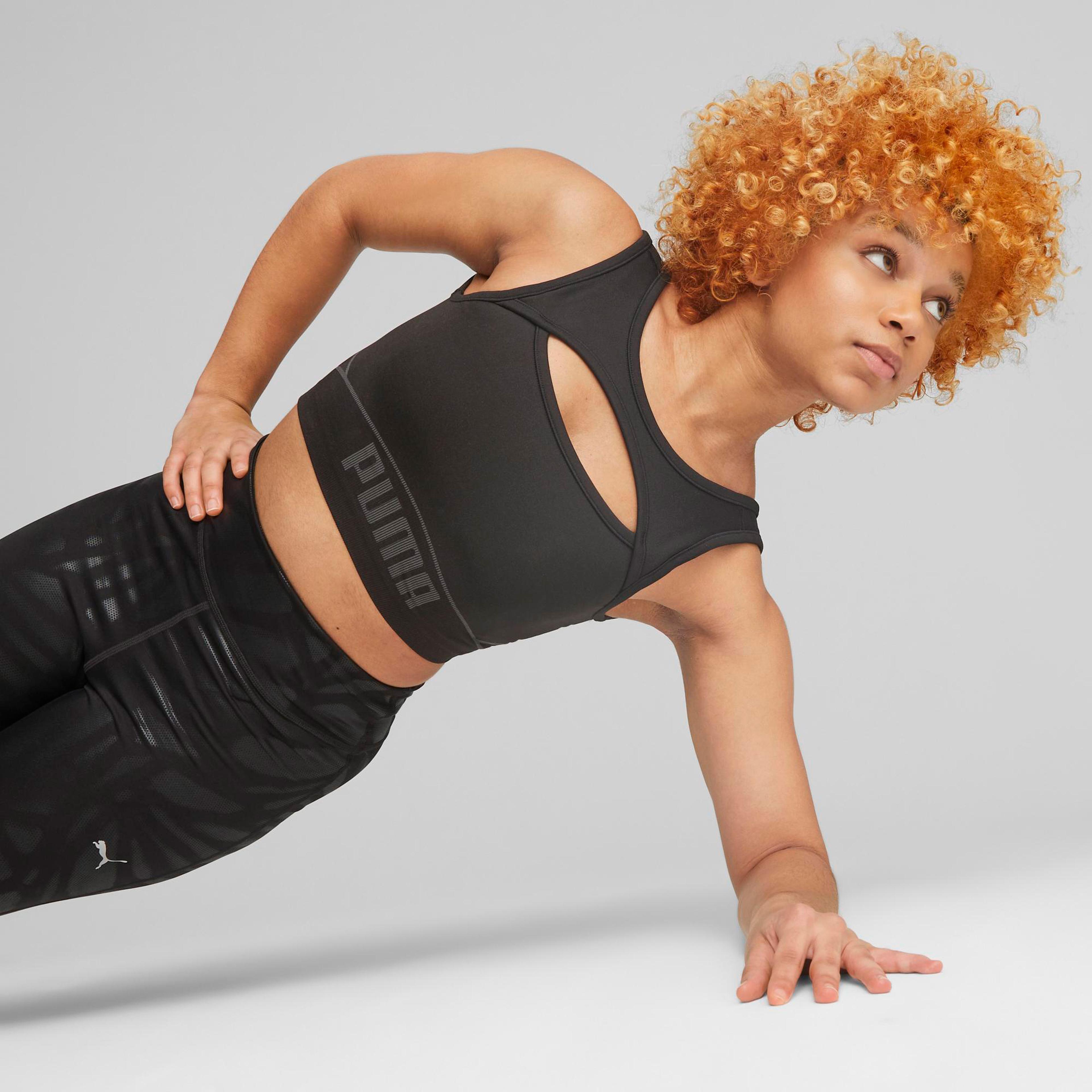 Puma Formknit Seamless Fashion Kadın Siyah Bra