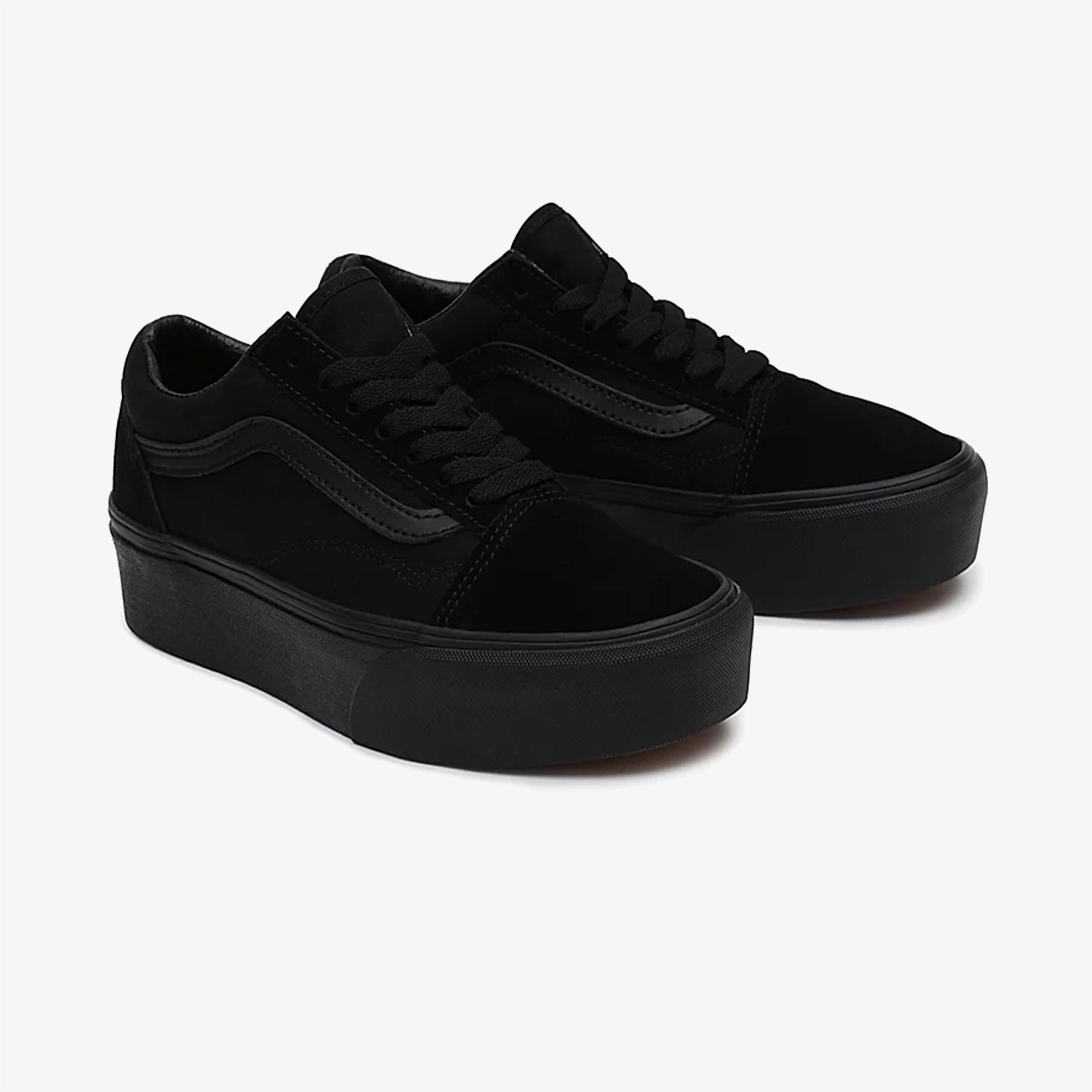 Vans UA Old Skool Stackform Kadın Siyah Sneaker