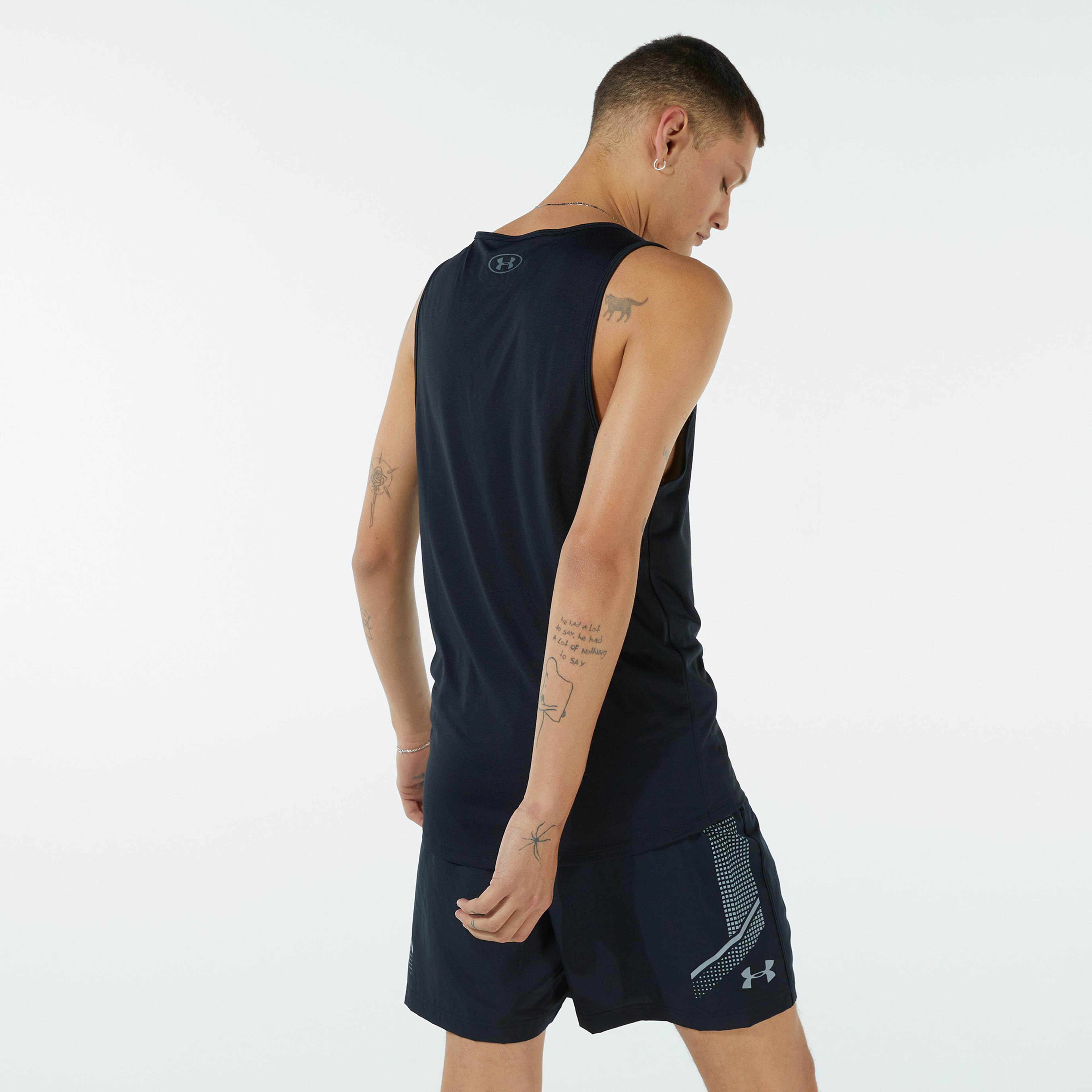 Under Armour Tech 2.0 Tank Erkek Siyah Kolsuz T-Shirt