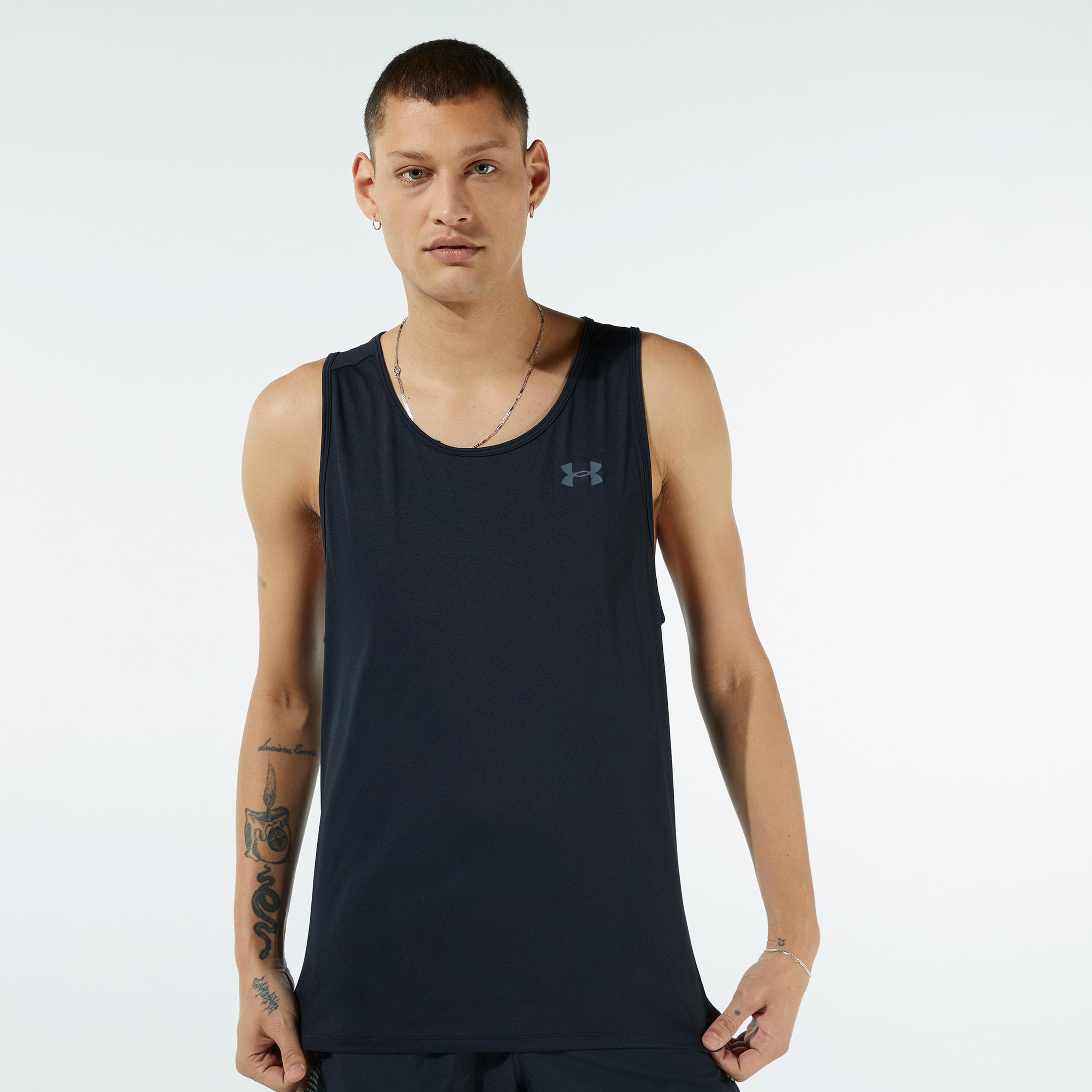 Under Armour Tech 2.0 Tank Erkek Siyah Kolsuz T-Shirt