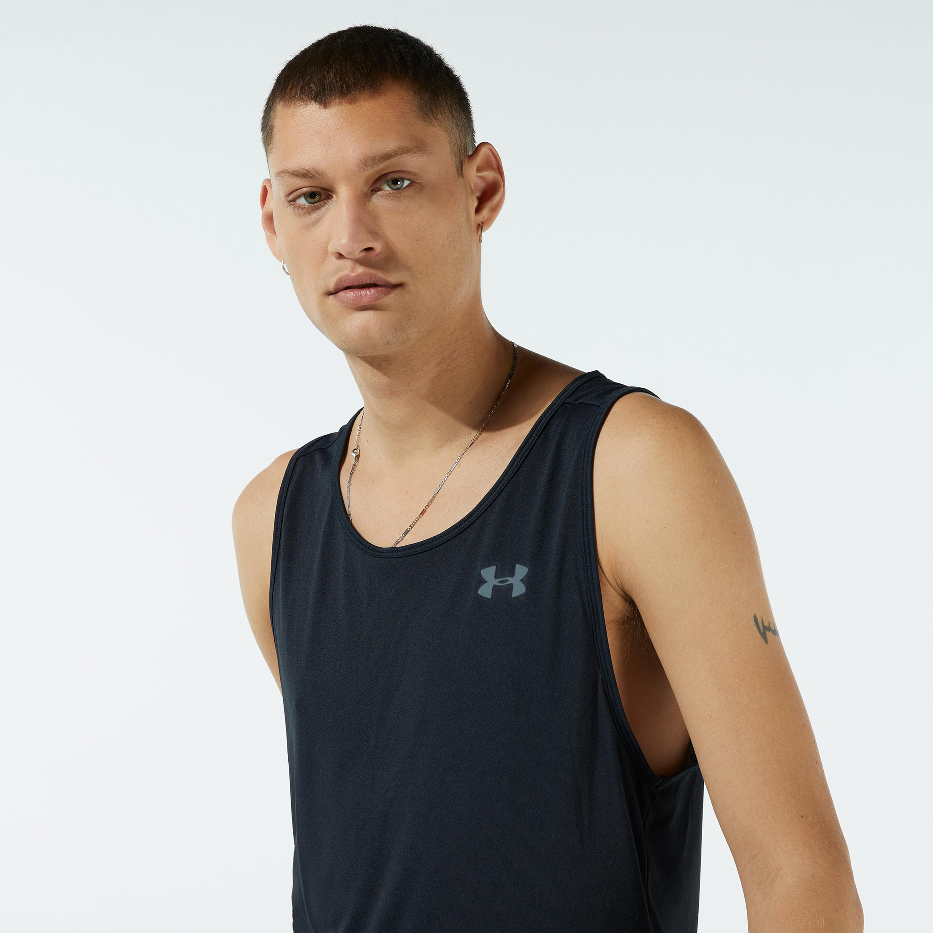 Under Armour Tech 2.0 Tank Erkek Siyah Kolsuz T-Shirt