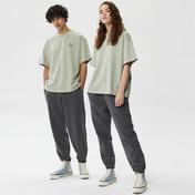 Converse Loose Fit Left Chest Sneaker Patch Back Hit Unisex Gri T-Shirt