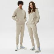 Converse Go-To Embroidered Star Chevron Brushed Back Fleece  Unisex Bej Hoodie