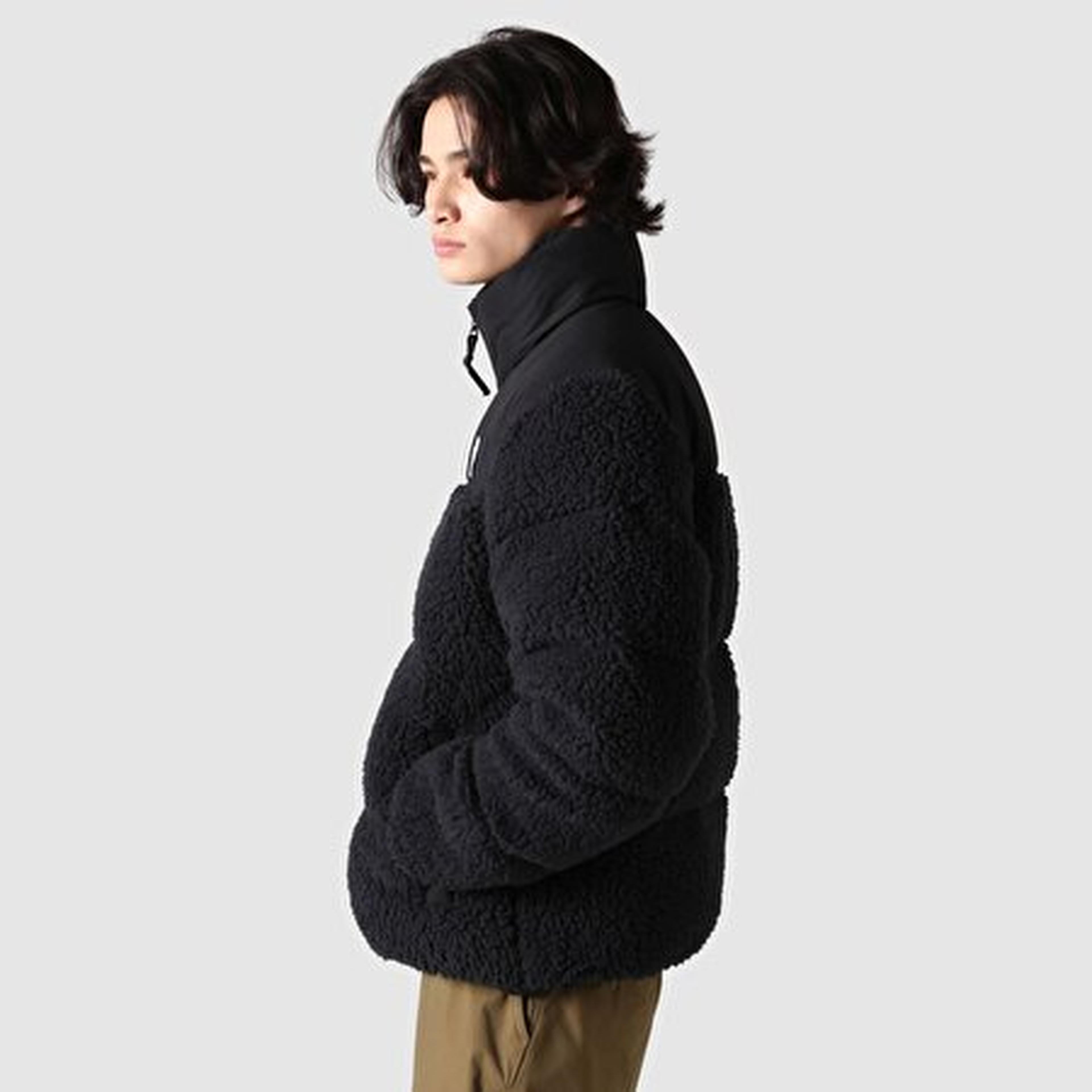 The North Face High Pile Nuptse Siyah Erkek Mont