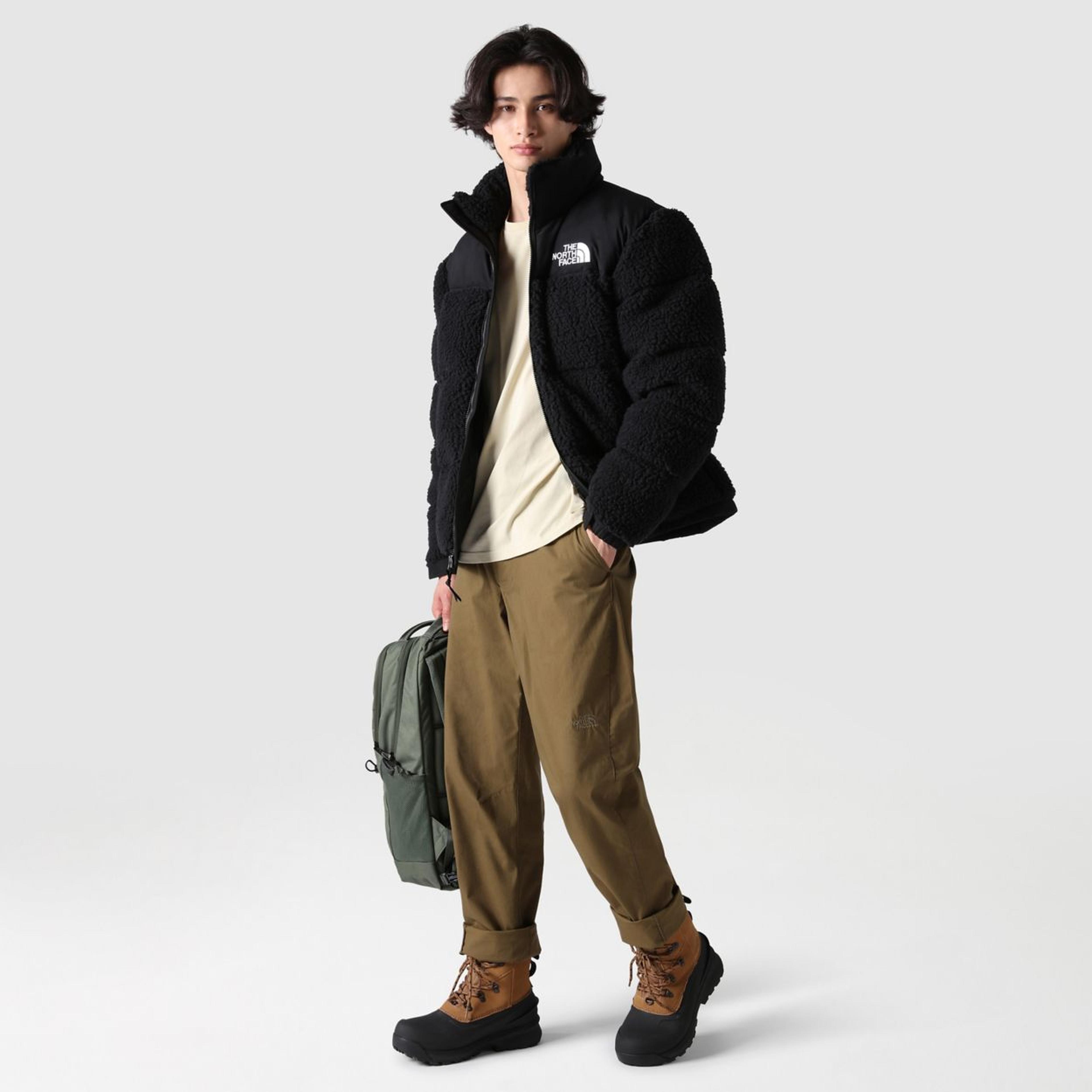 The North Face High Pile Nuptse Siyah Erkek Mont