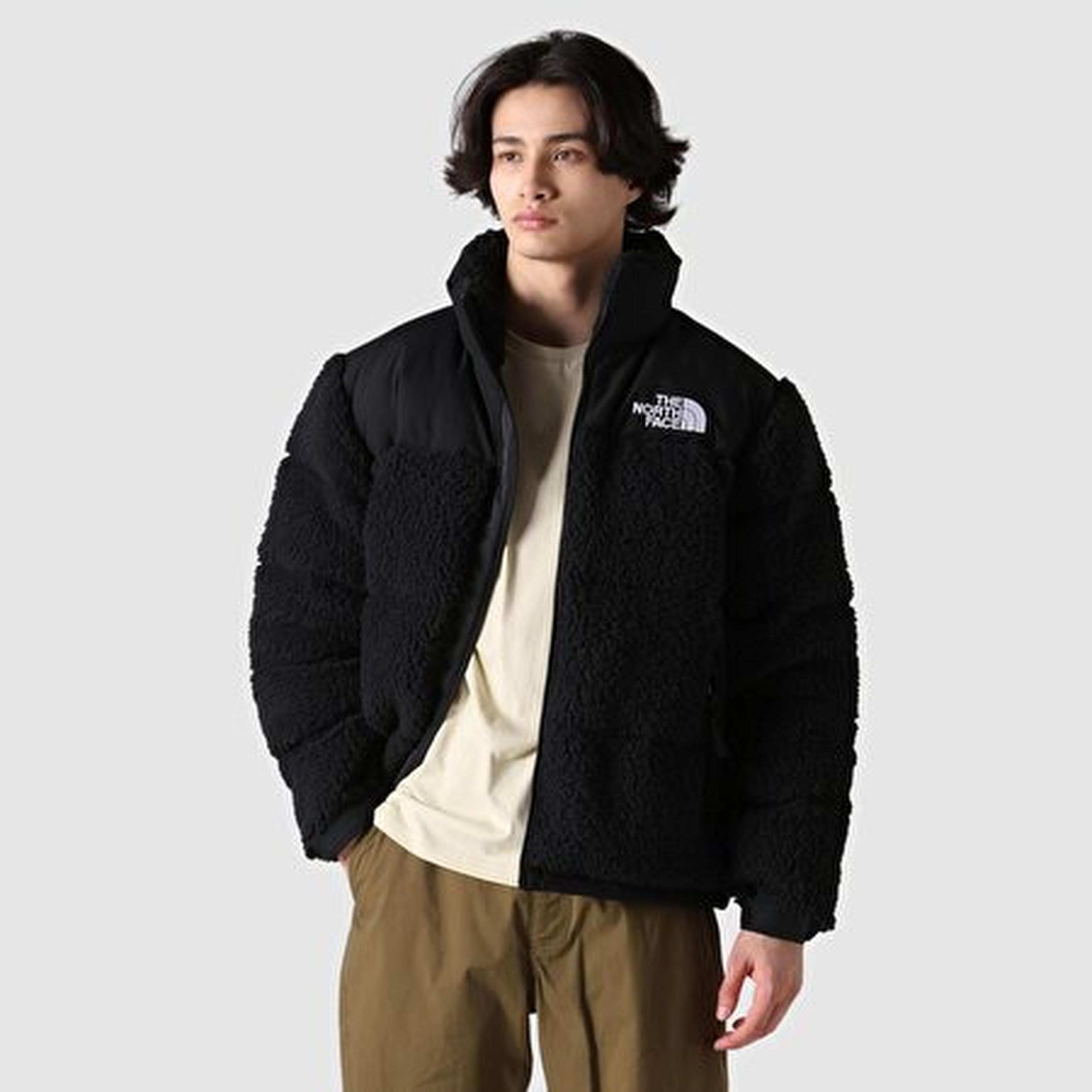 The North Face High Pile Nuptse Siyah Erkek Mont