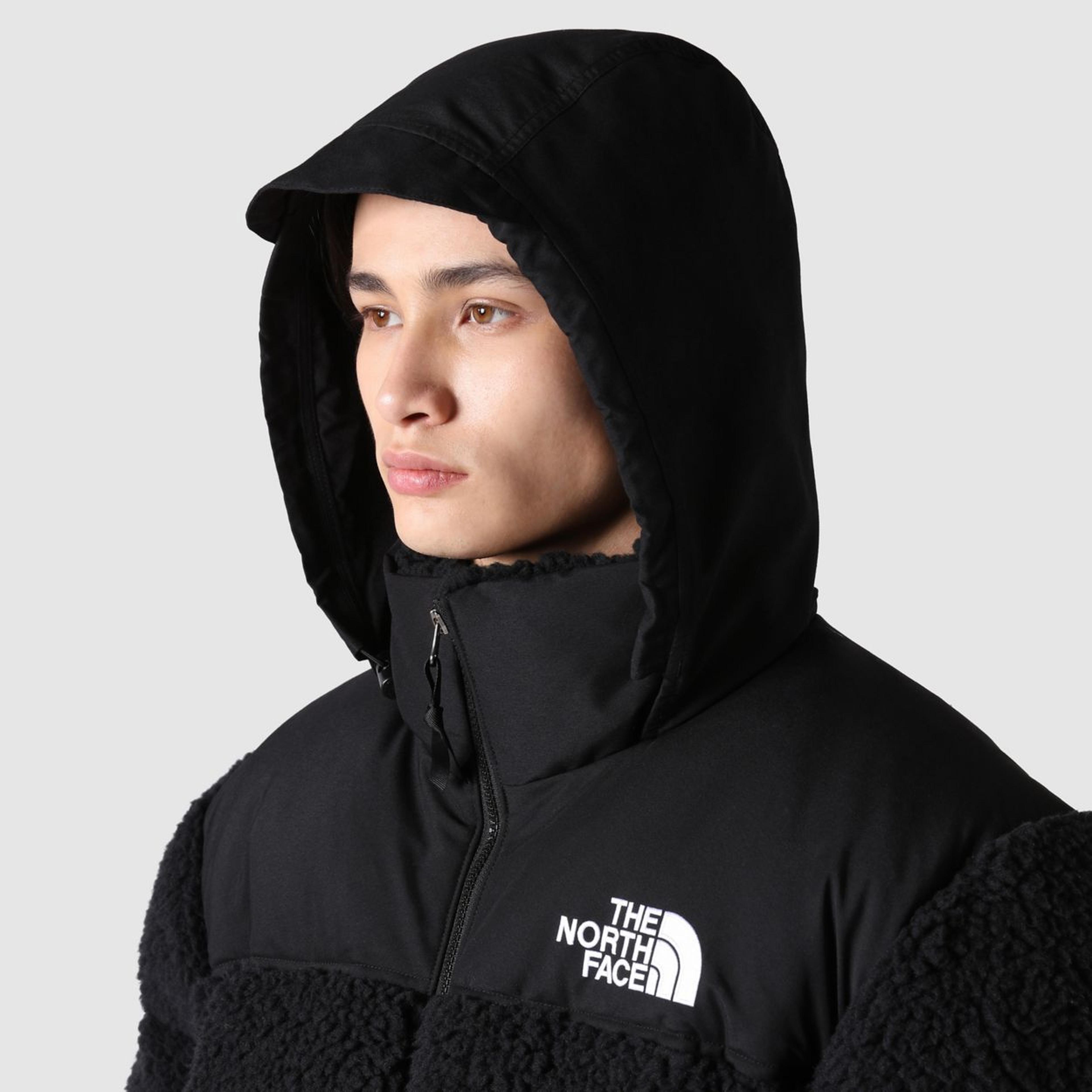 The North Face High Pile Nuptse Siyah Erkek Mont