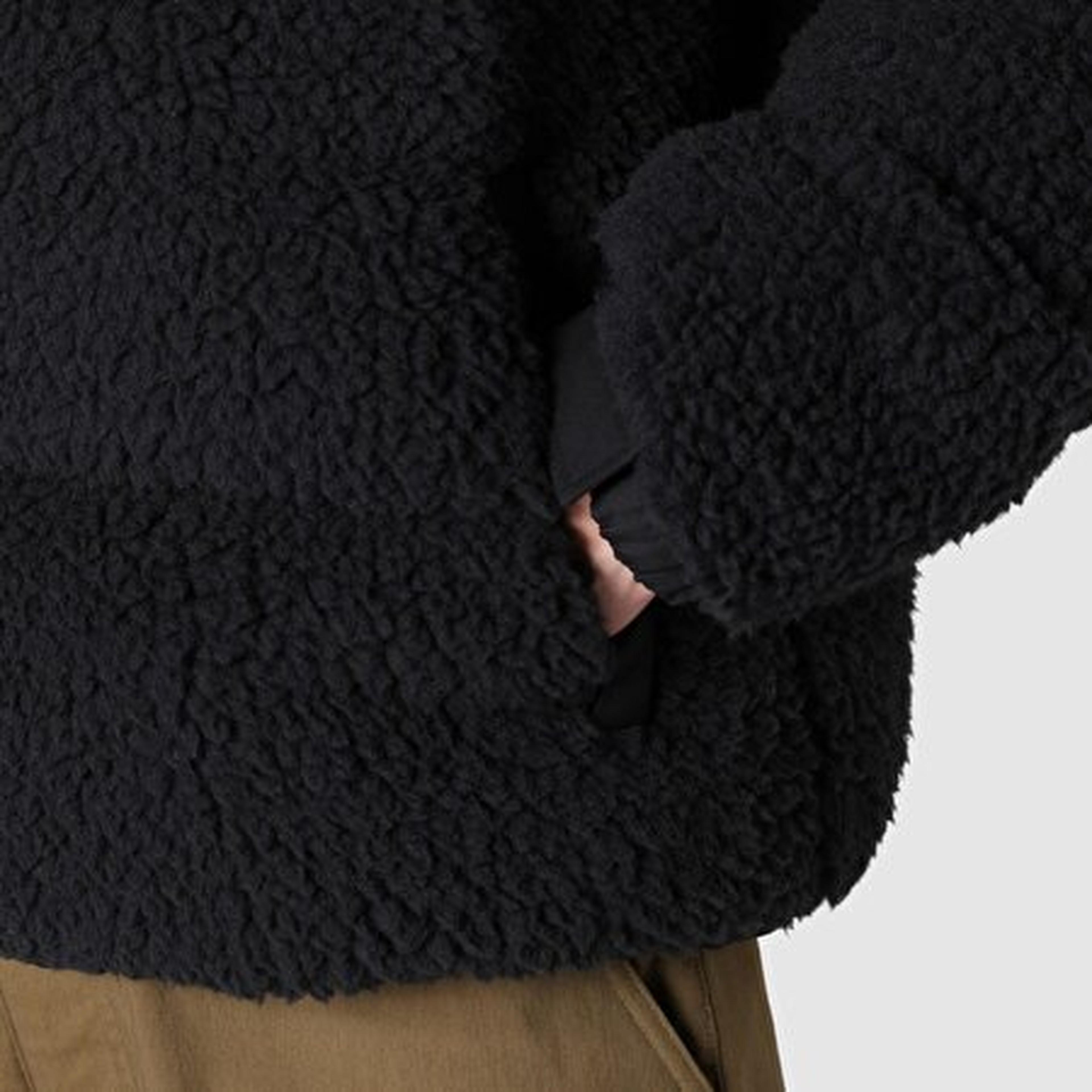 The North Face High Pile Nuptse Siyah Erkek Mont