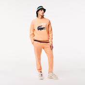 Lacoste Erkek Regular Fit Bisiklet Yaka Baskılı Turuncu Sweatshirt