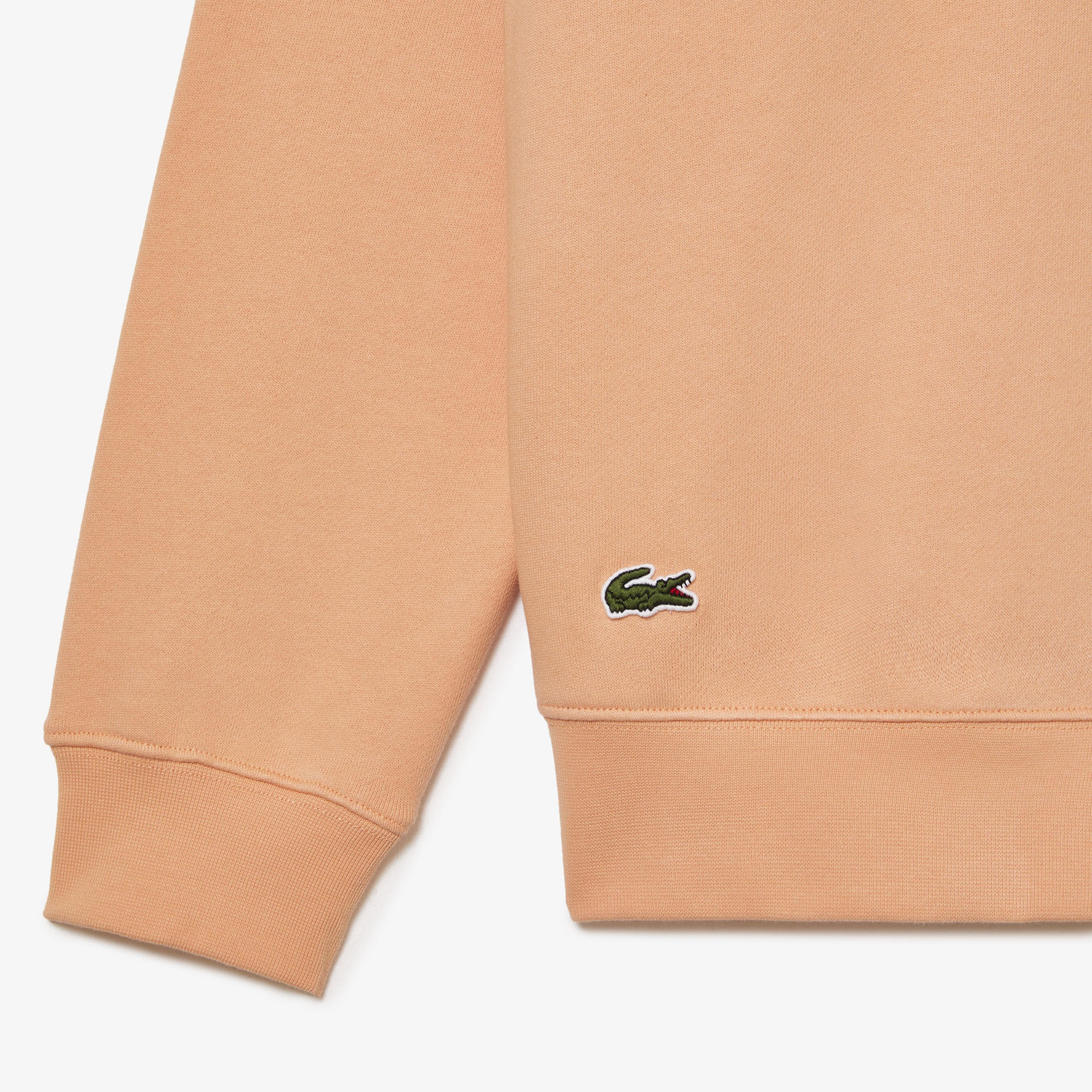 Lacoste Erkek Regular Fit Bisiklet Yaka Baskılı Turuncu Sweatshirt
